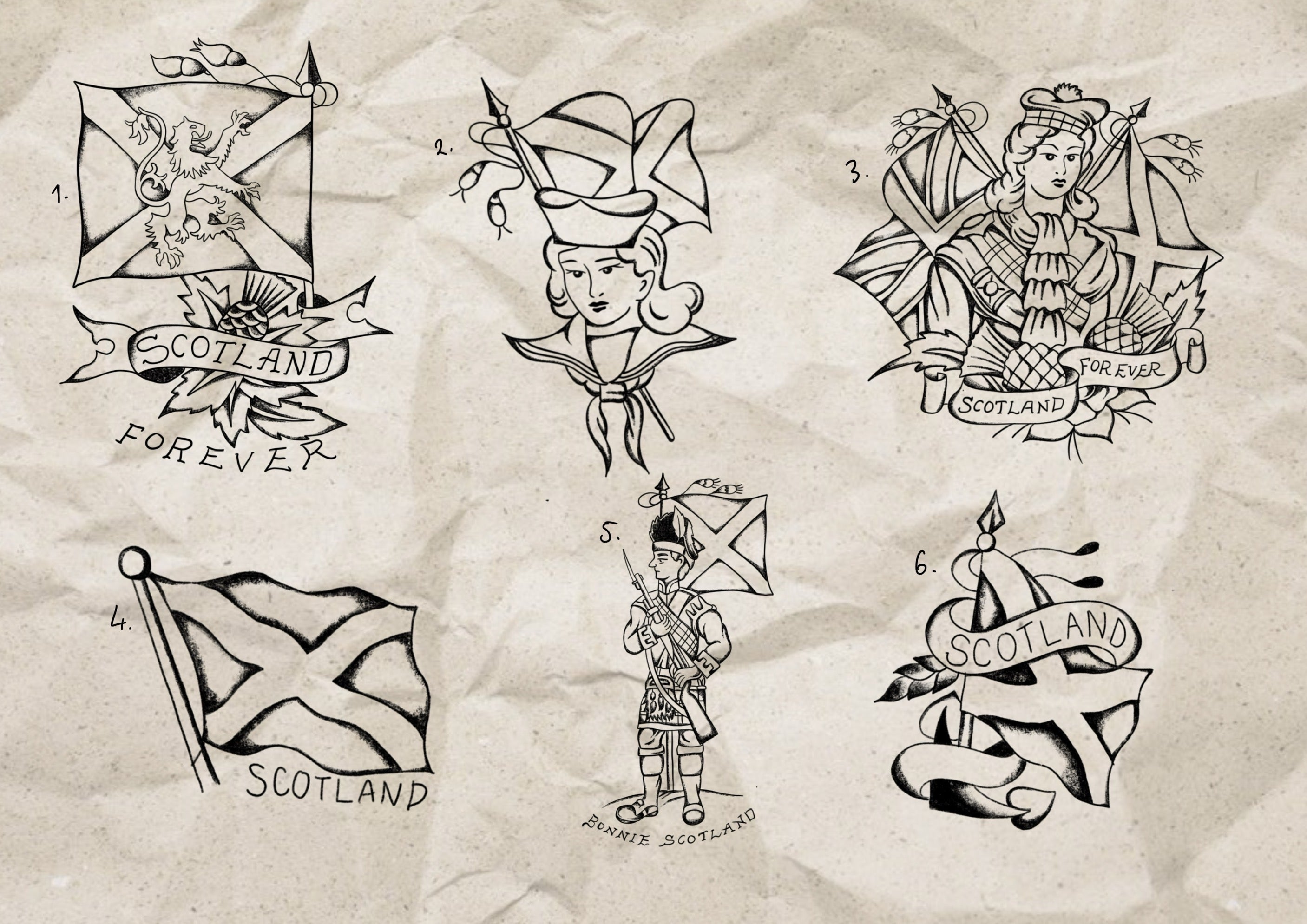 Scotland inspired designs by Song (2025)