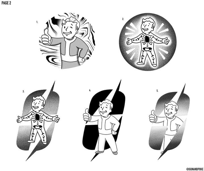 Fallout inspired designs by Amy