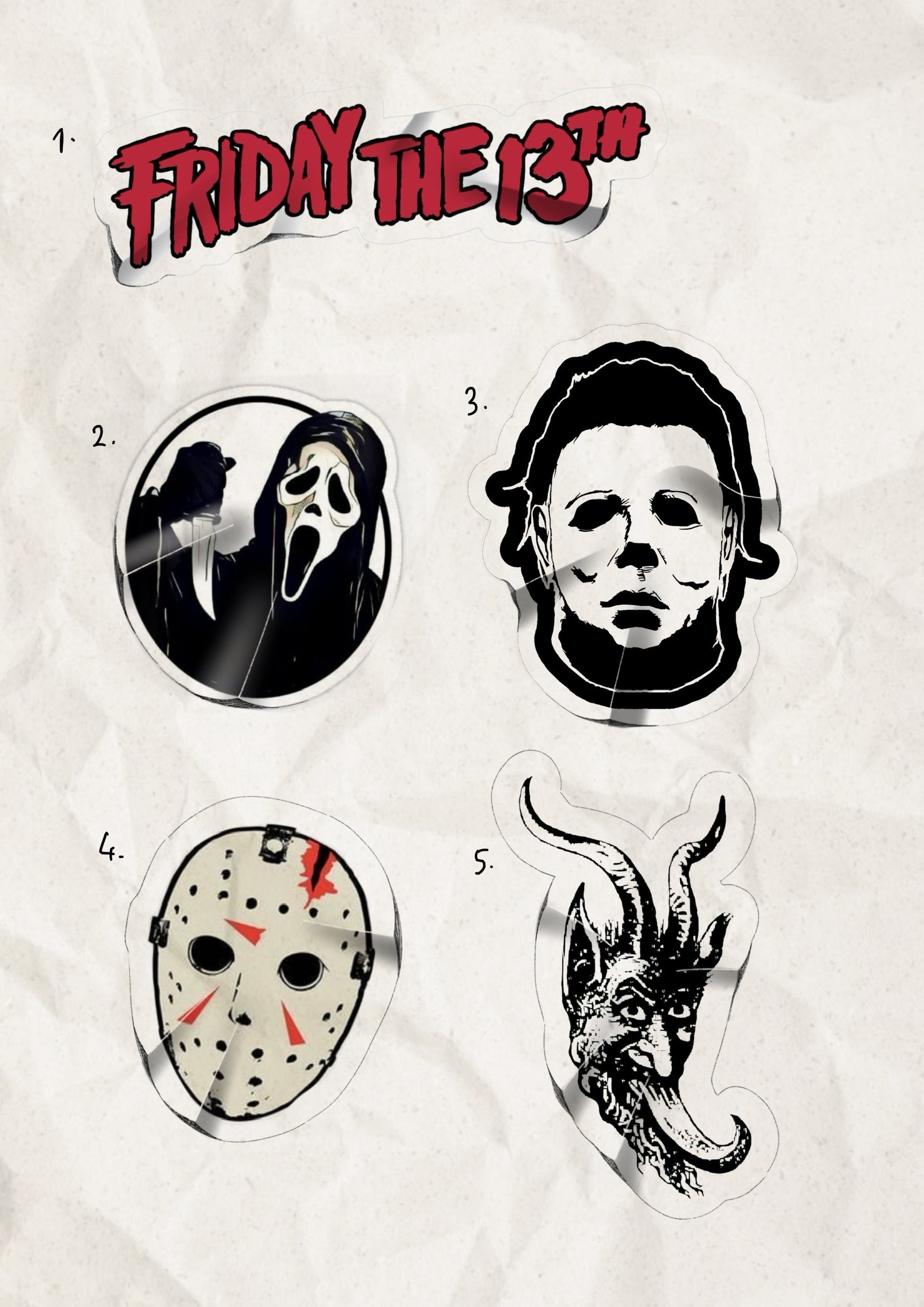 Friday 13th inspired designs by Song (2025)