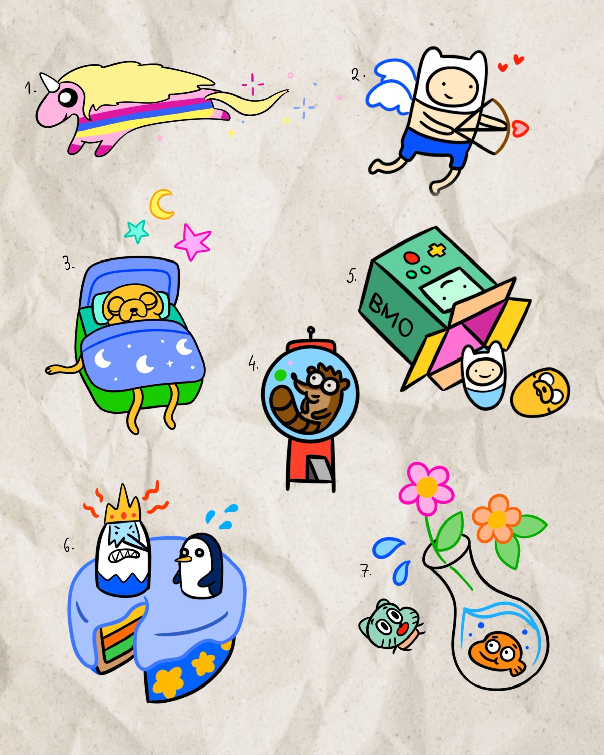 Cartoon Network inspired designs by Song (2025)