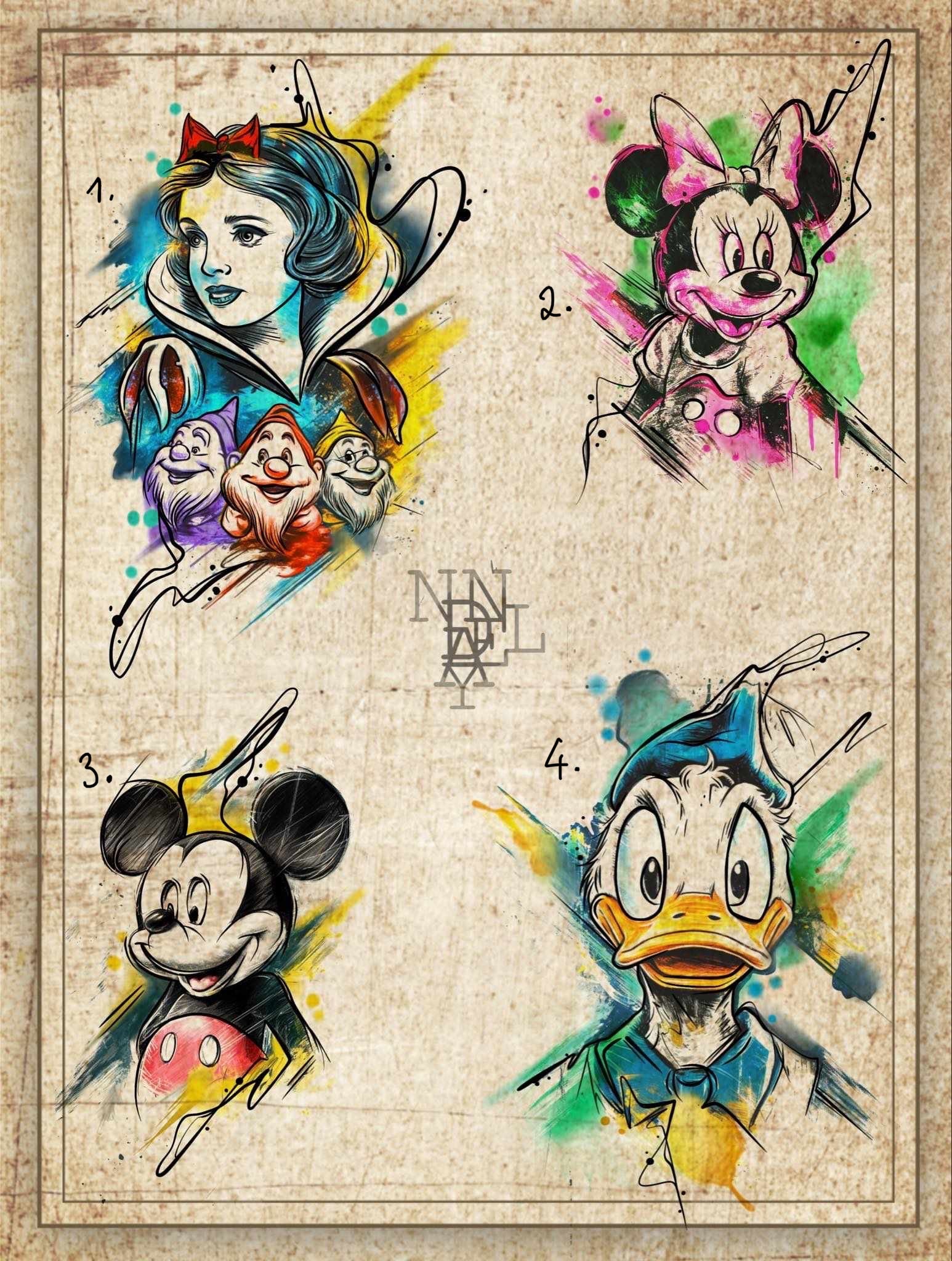 Disney inspired designs by Daniel