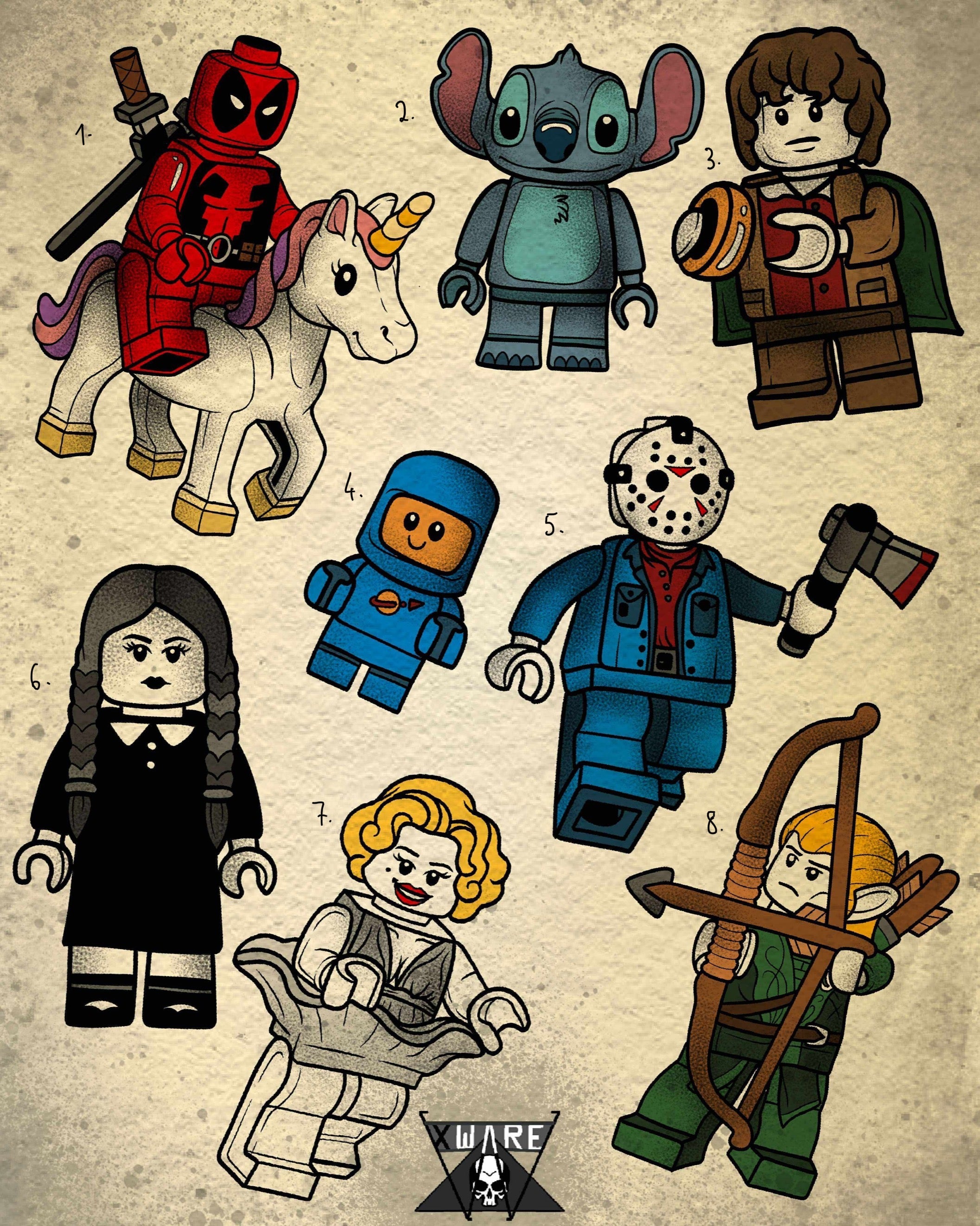 Lego inspired designs by Emily (2025 - Round 2)
