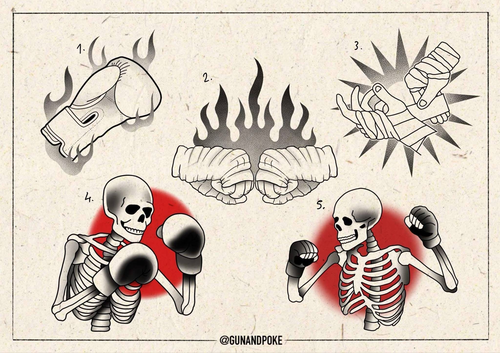 Boxing and MMA inspired designs by Amy (2025)