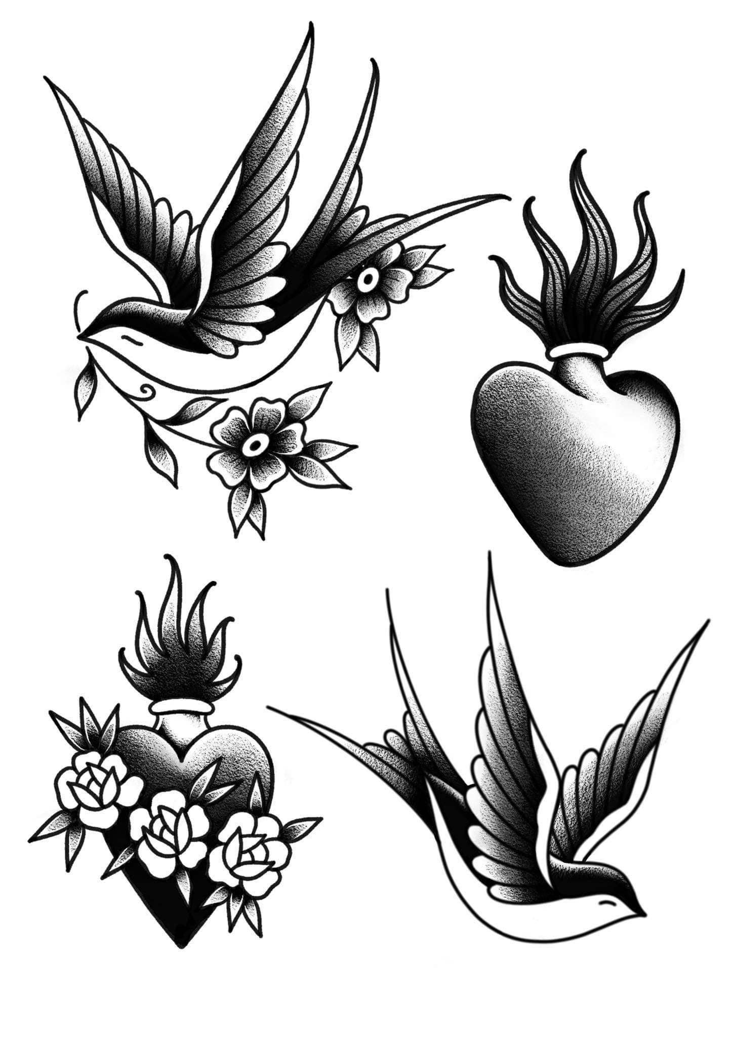 Valentine's (and Anti-Valentine's) inspired designs by Inga