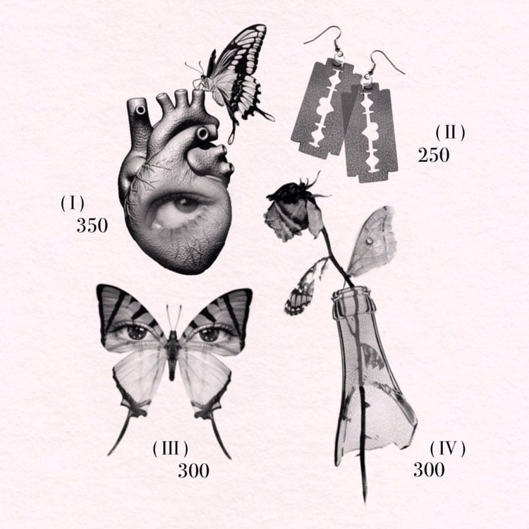 Valentine's (and Anti-Valentine's) inspired designs by Milehet