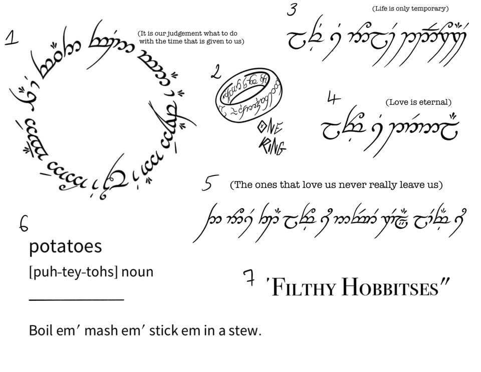 Lord of the Rings inspired designs by Zuzanna