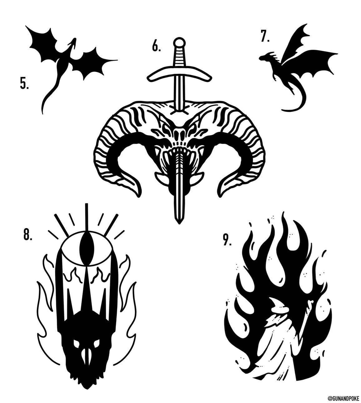 Lord of the Rings inspired designs by Amy
