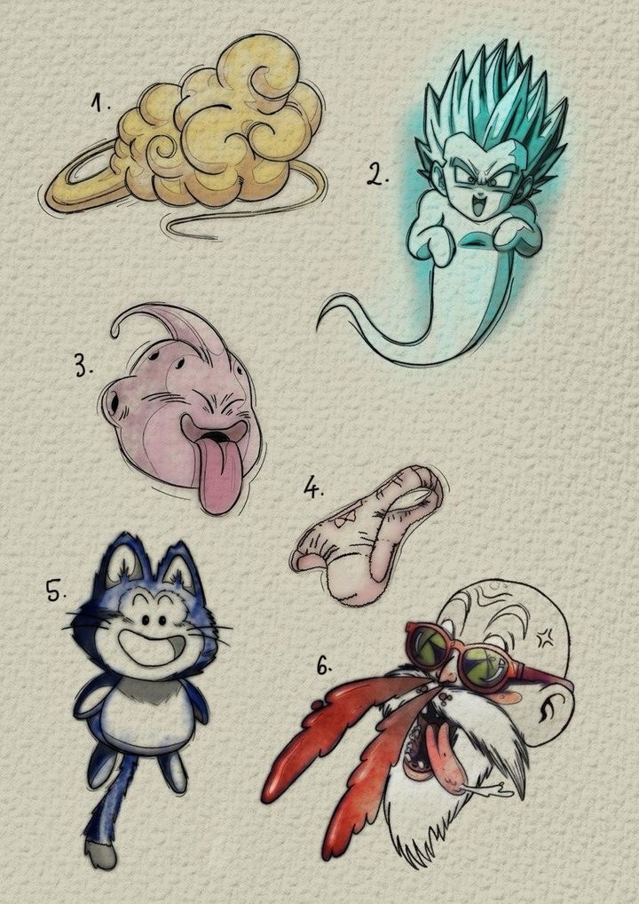 Anime inspired designs by Felipe