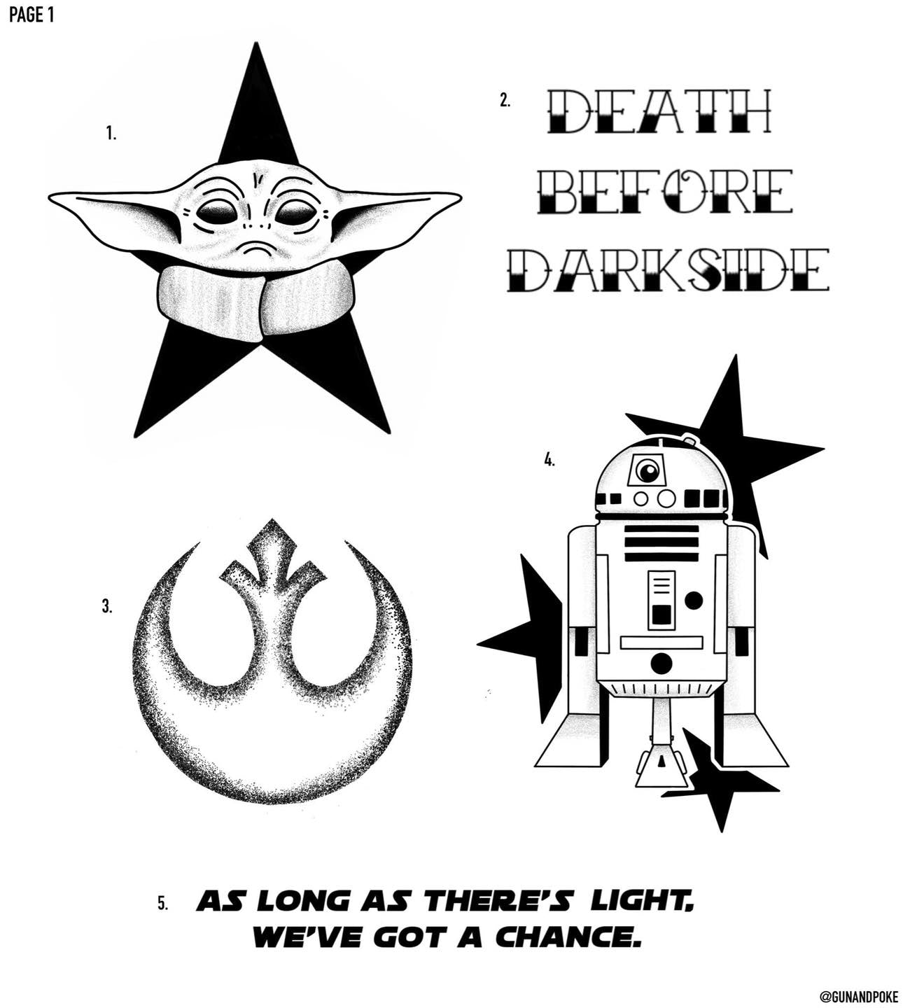 Star Wars inspired designs by Amy