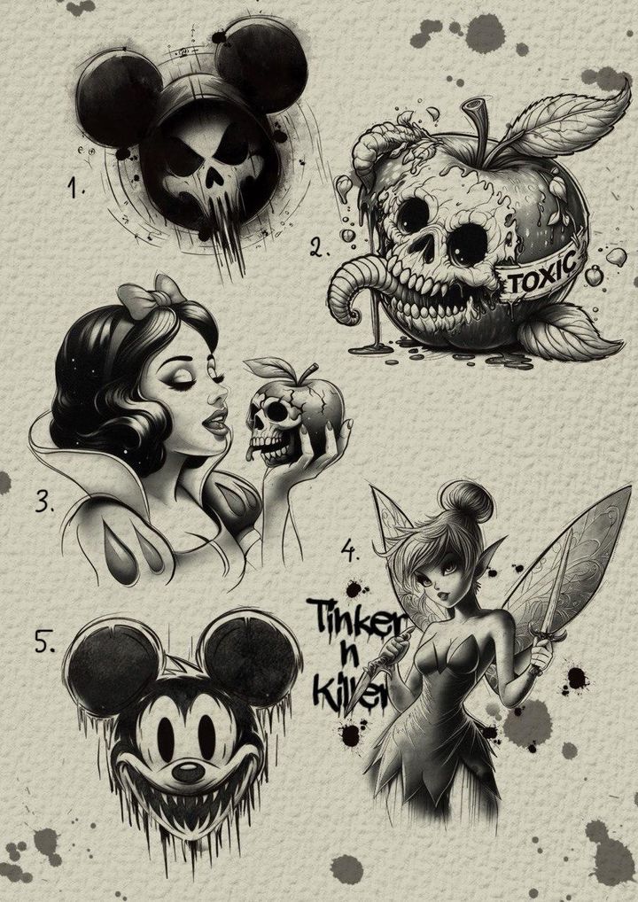 Disney inspired designs by Felipe