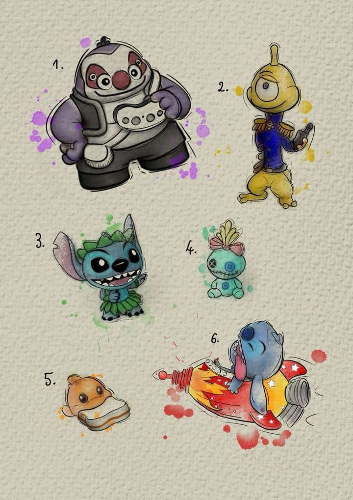 Disney inspired designs by Felipe