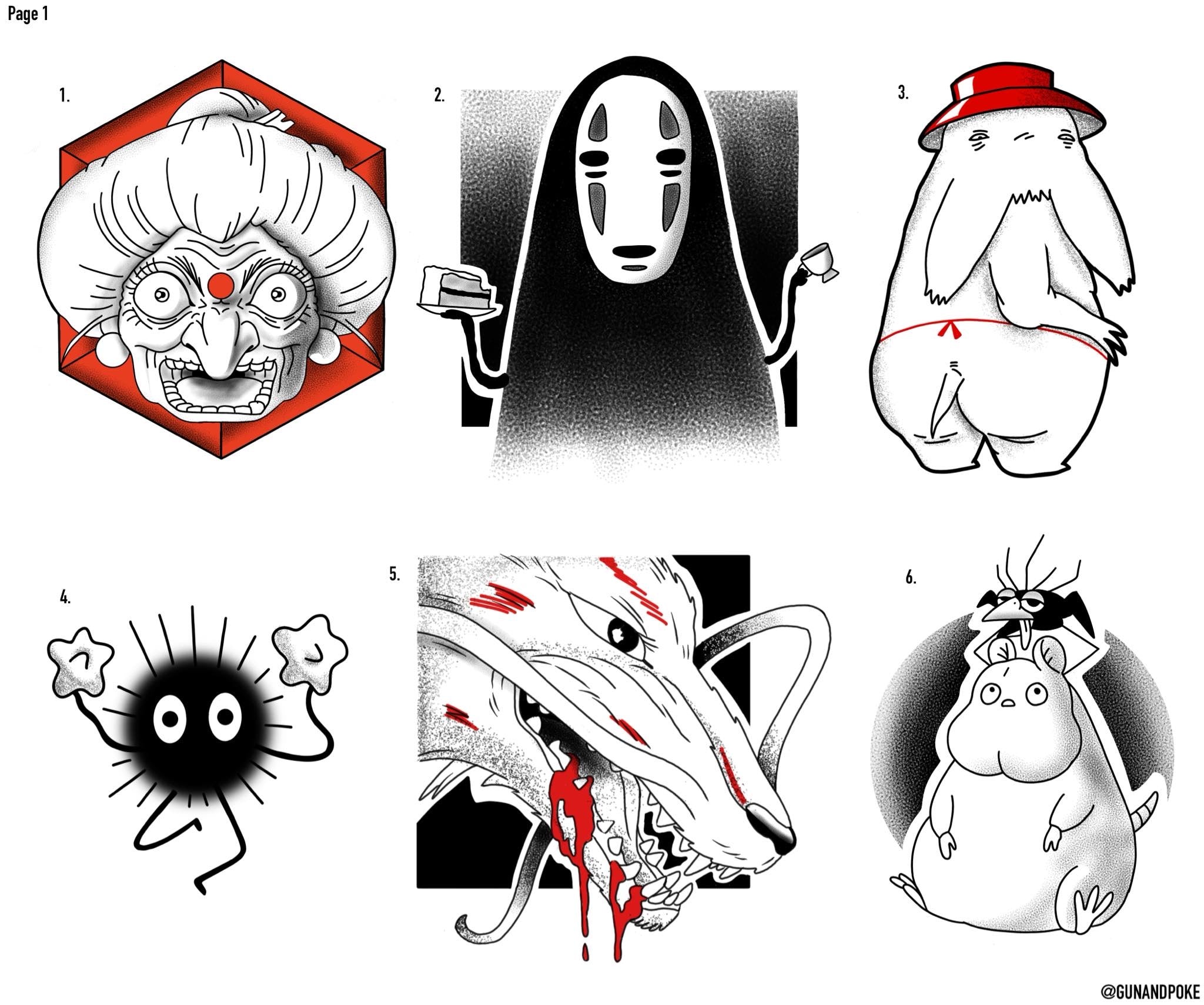 Anime inspired designs by Amy