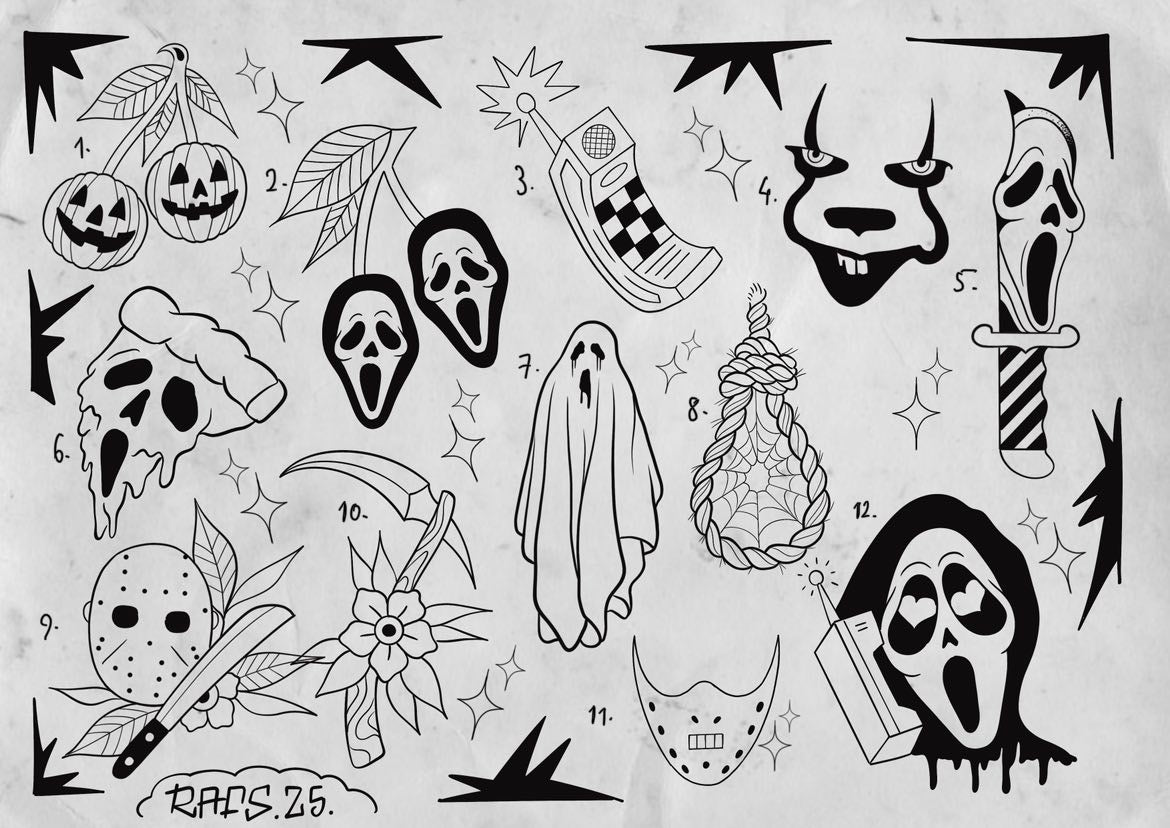 Horror inspired designs by Rafal (2025)