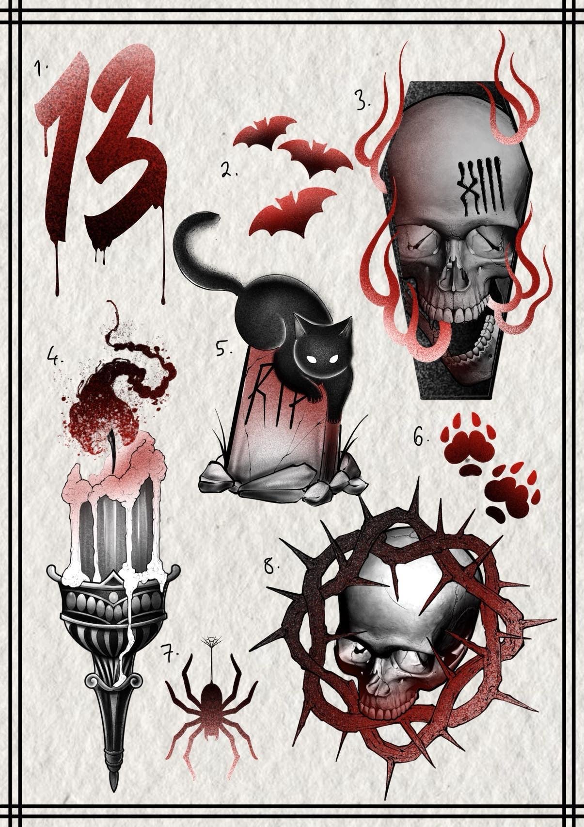 Friday 13th inspired designs by Nanchung (2025)