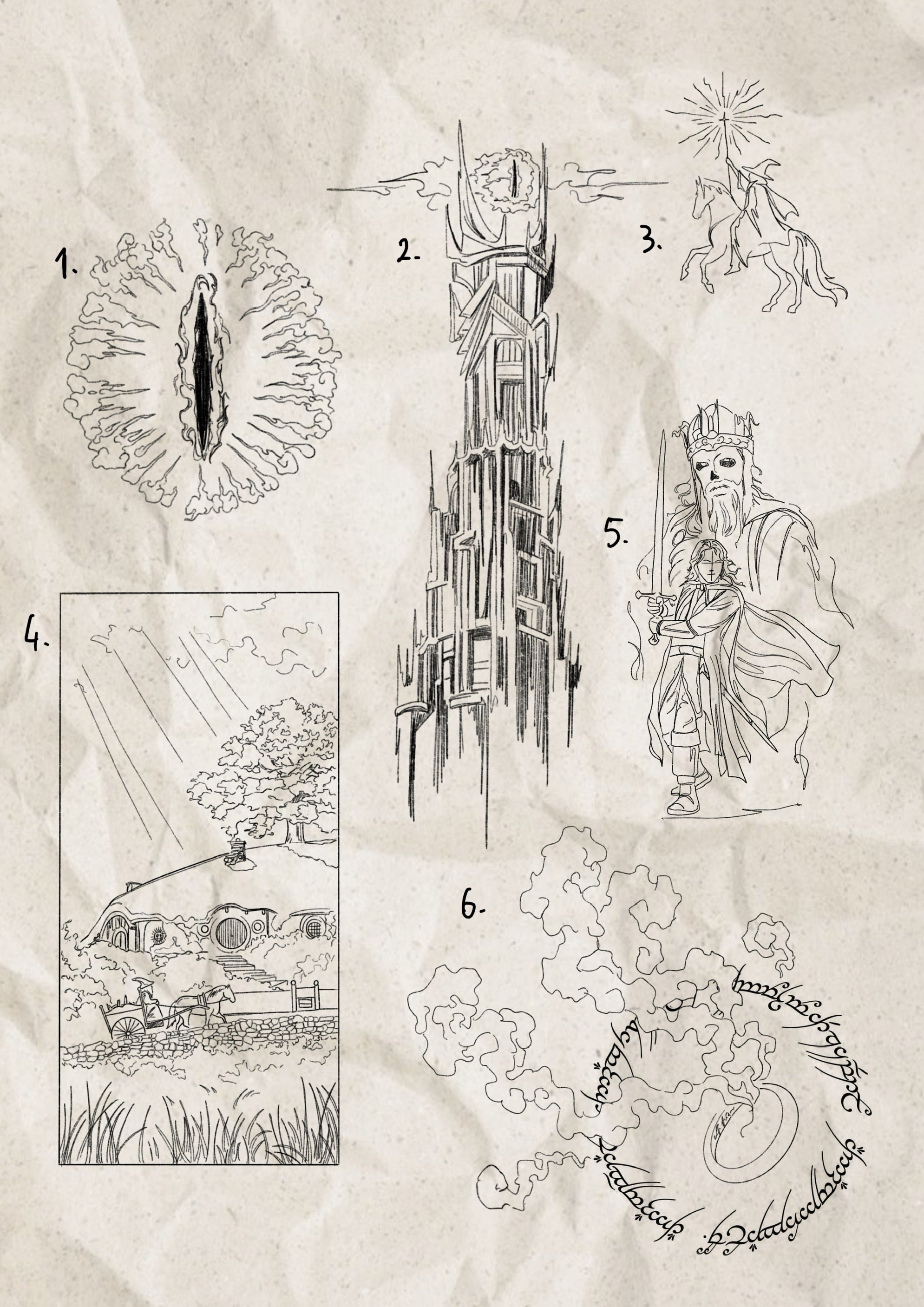 Lord of the Rings inspired designs by Song (2025)
