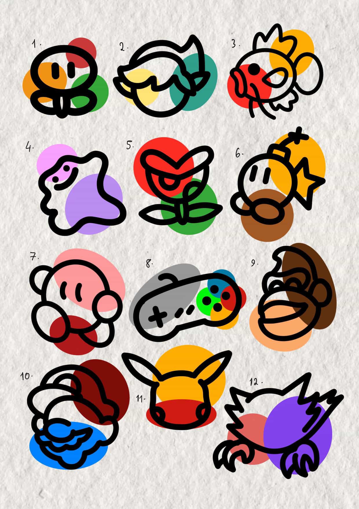 Nintendo inspired designs by Nanchung (2025)