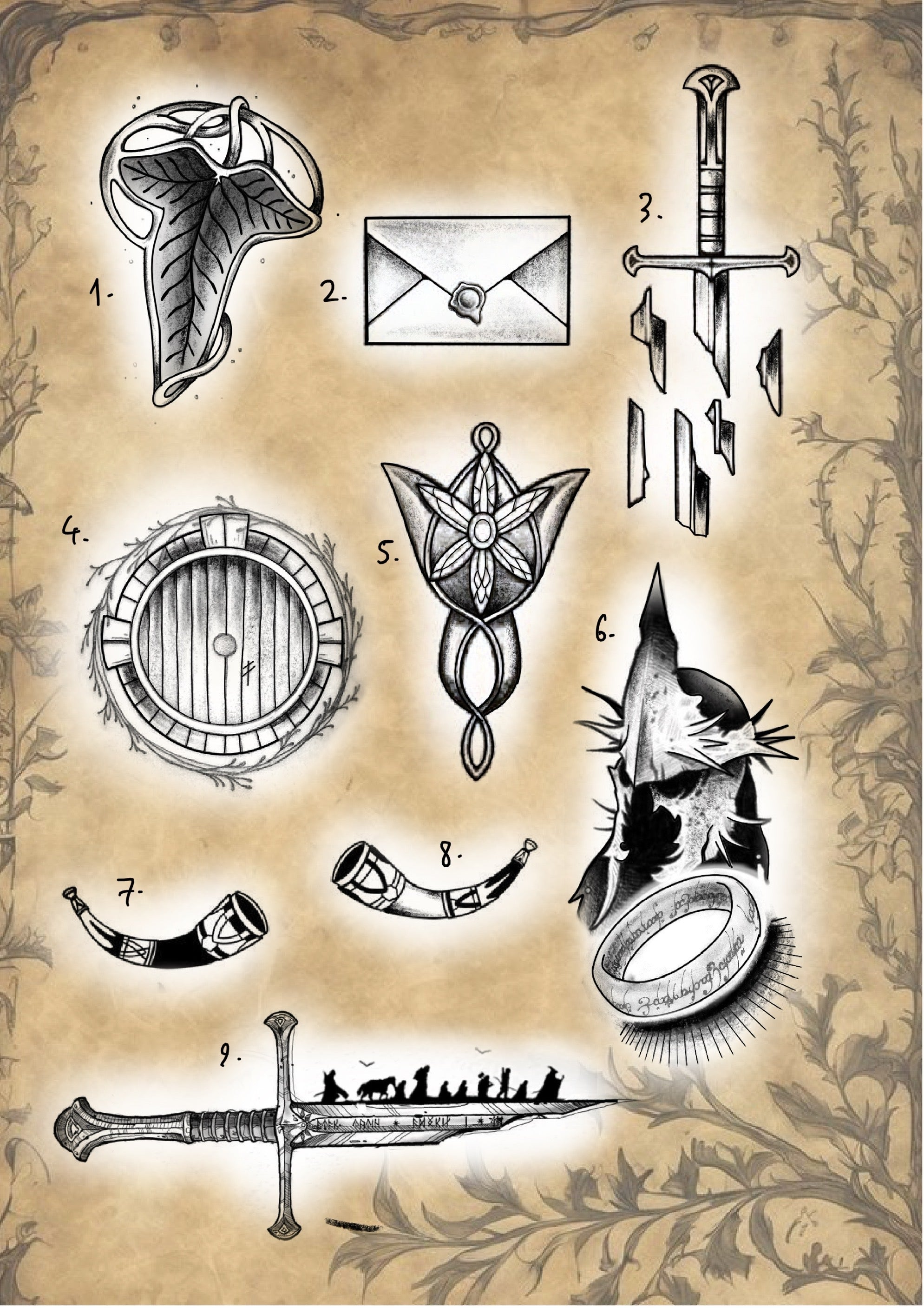 Lord of the Rings inspired designs by Don (2025)