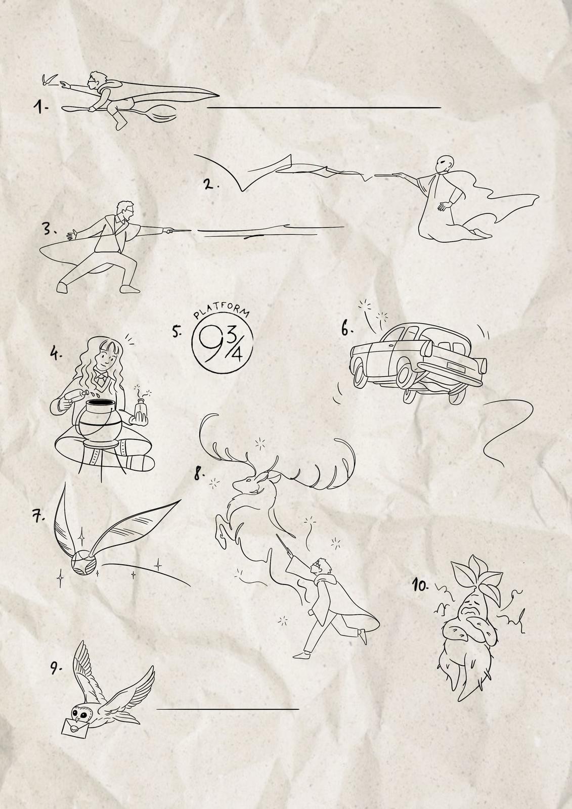 Harry Potter inspired designs by Song (2025)