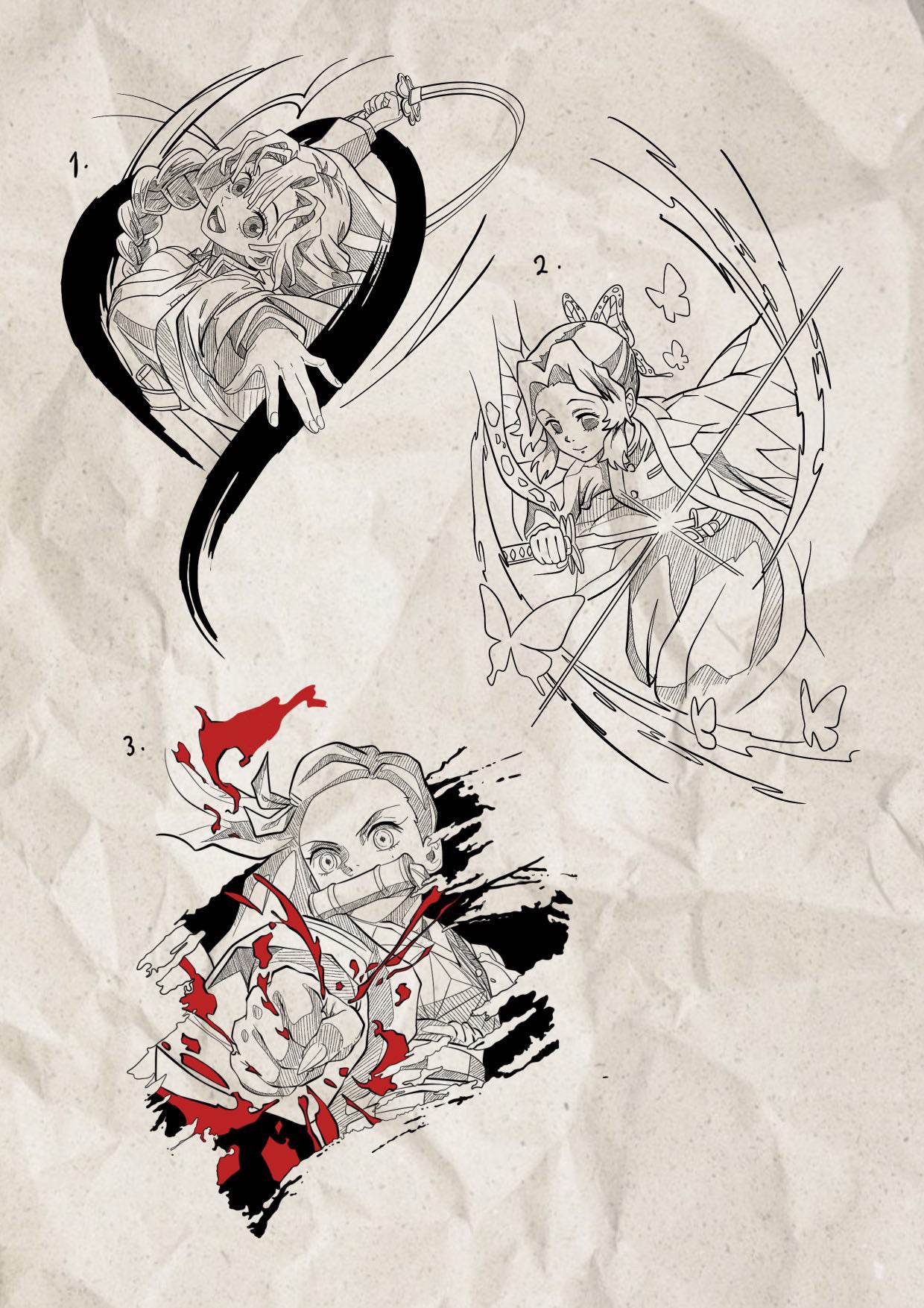 Anime inspired designs by Song (2025)