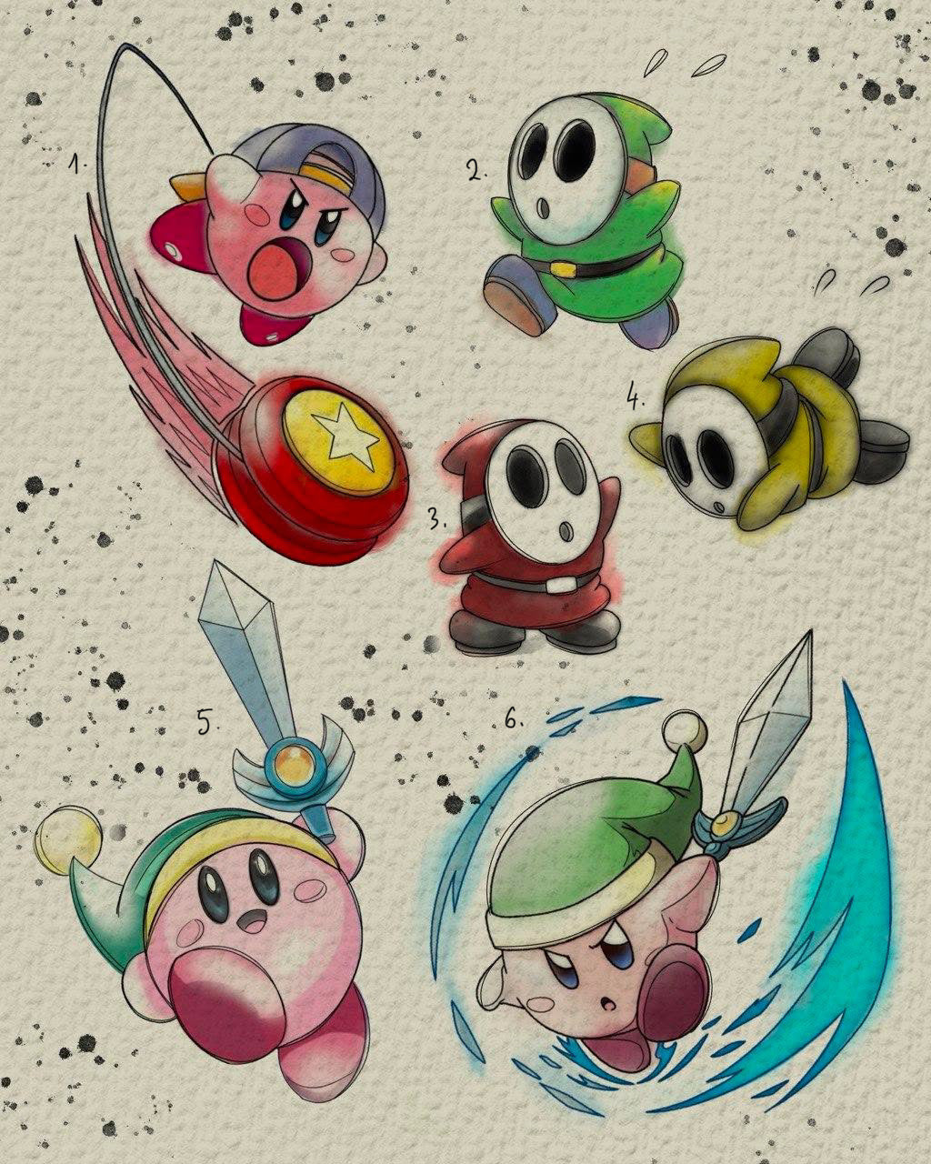Nintendo inspired designs by Felipe (2025)