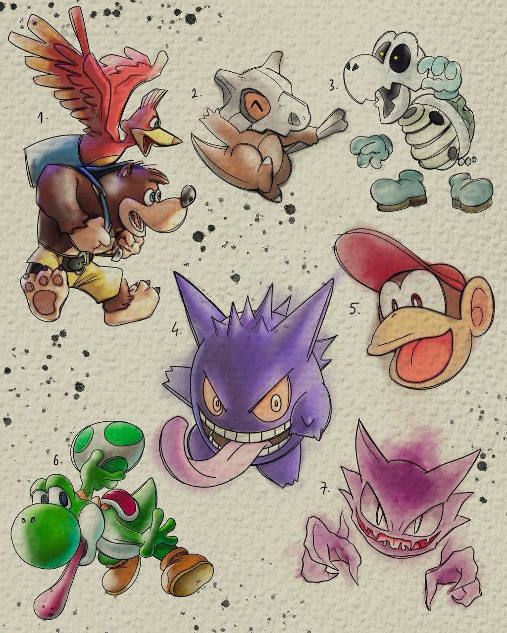 Nintendo inspired designs by Felipe (2025)
