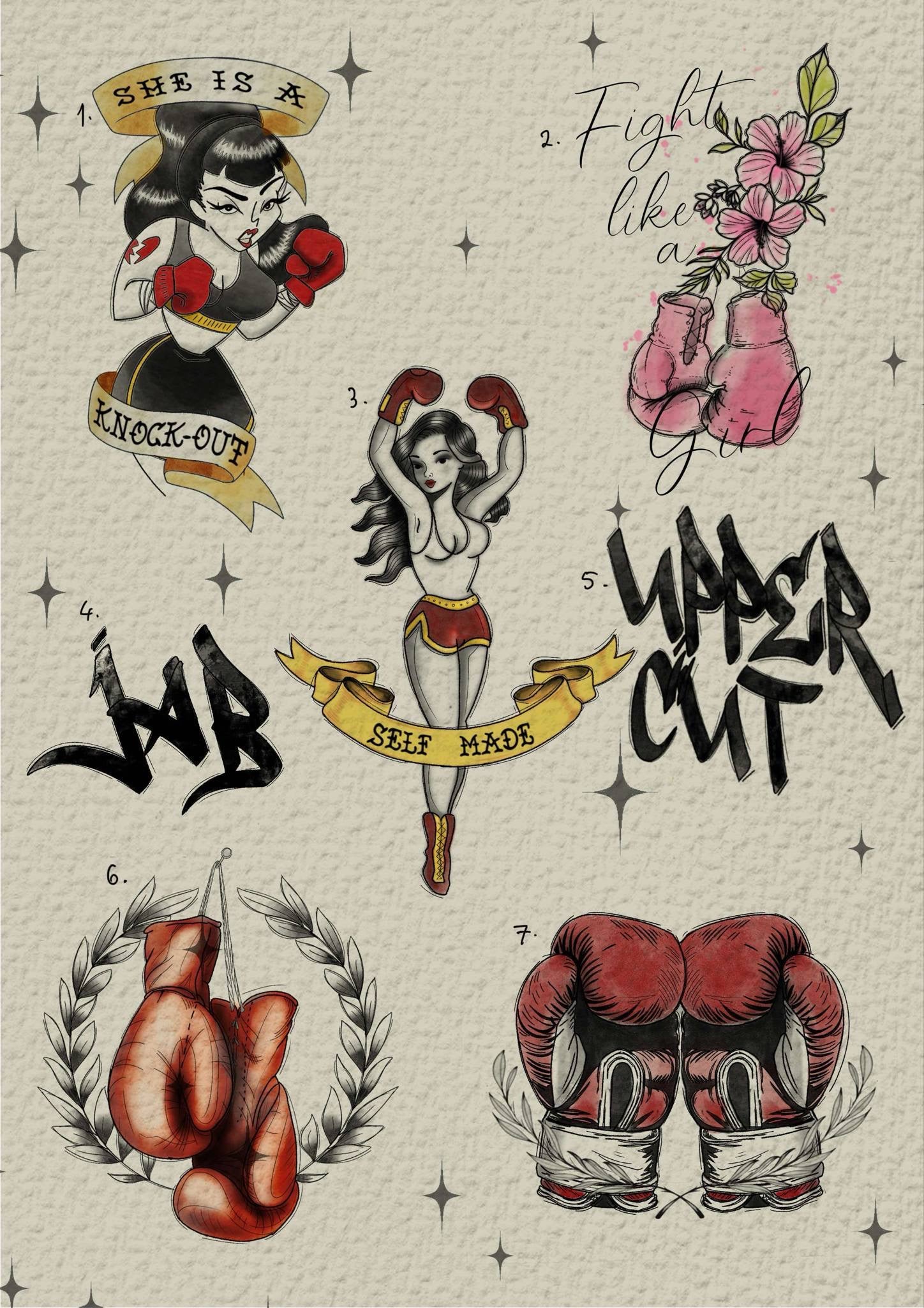 Boxing and MMA inspired designs by Felipe (2025)