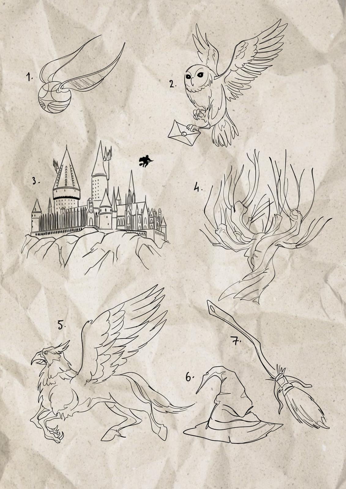 Harry Potter inspired designs by Song (2025)