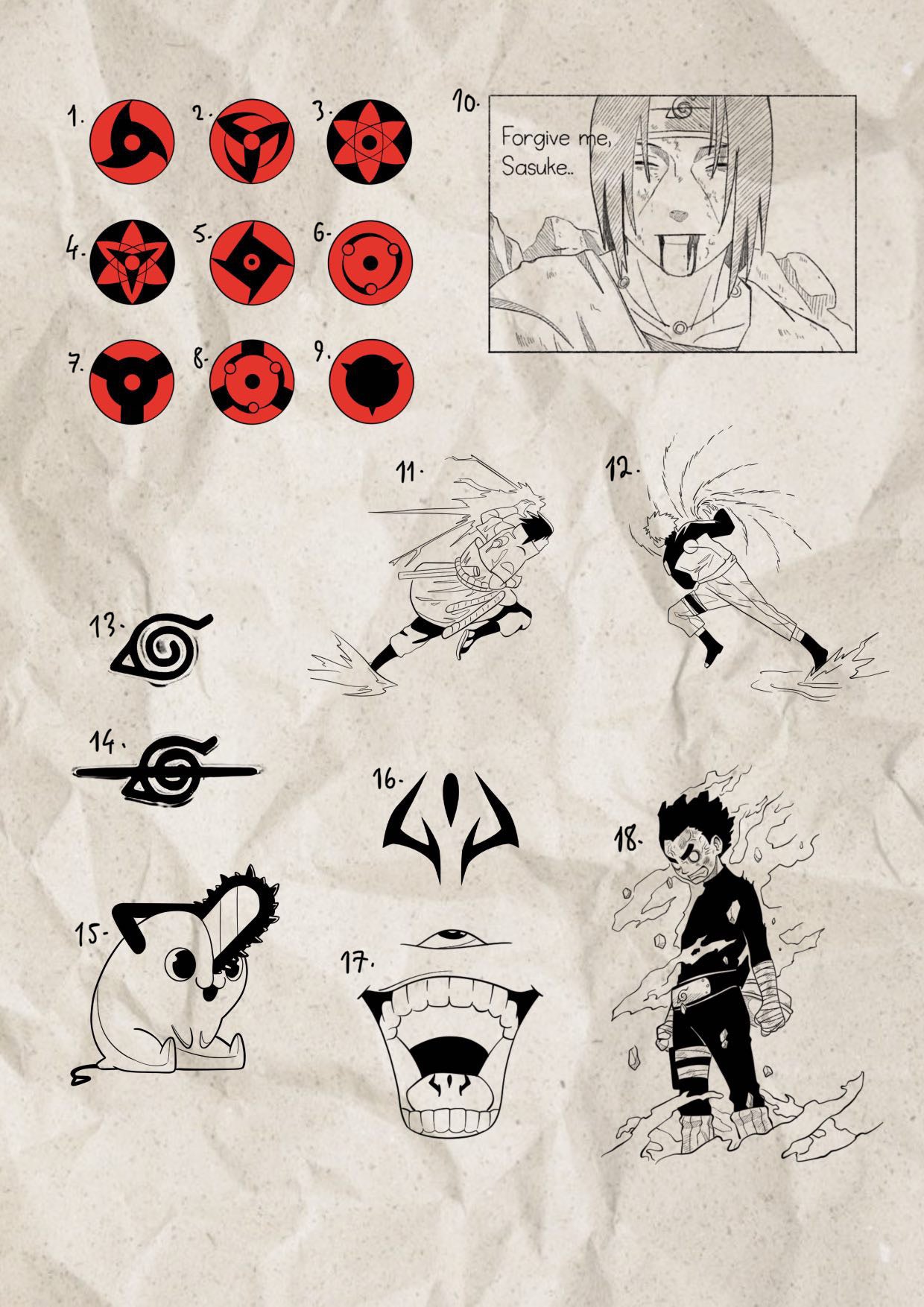 Anime inspired designs by Song (2025)