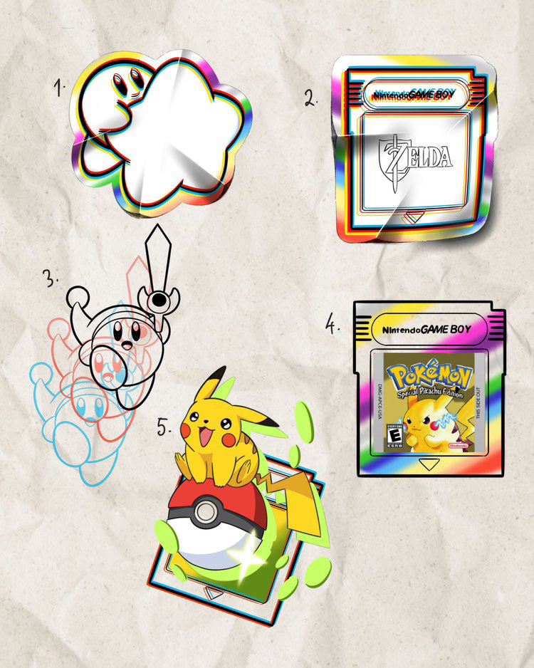 Nintendo inspired designs by Song (2025)