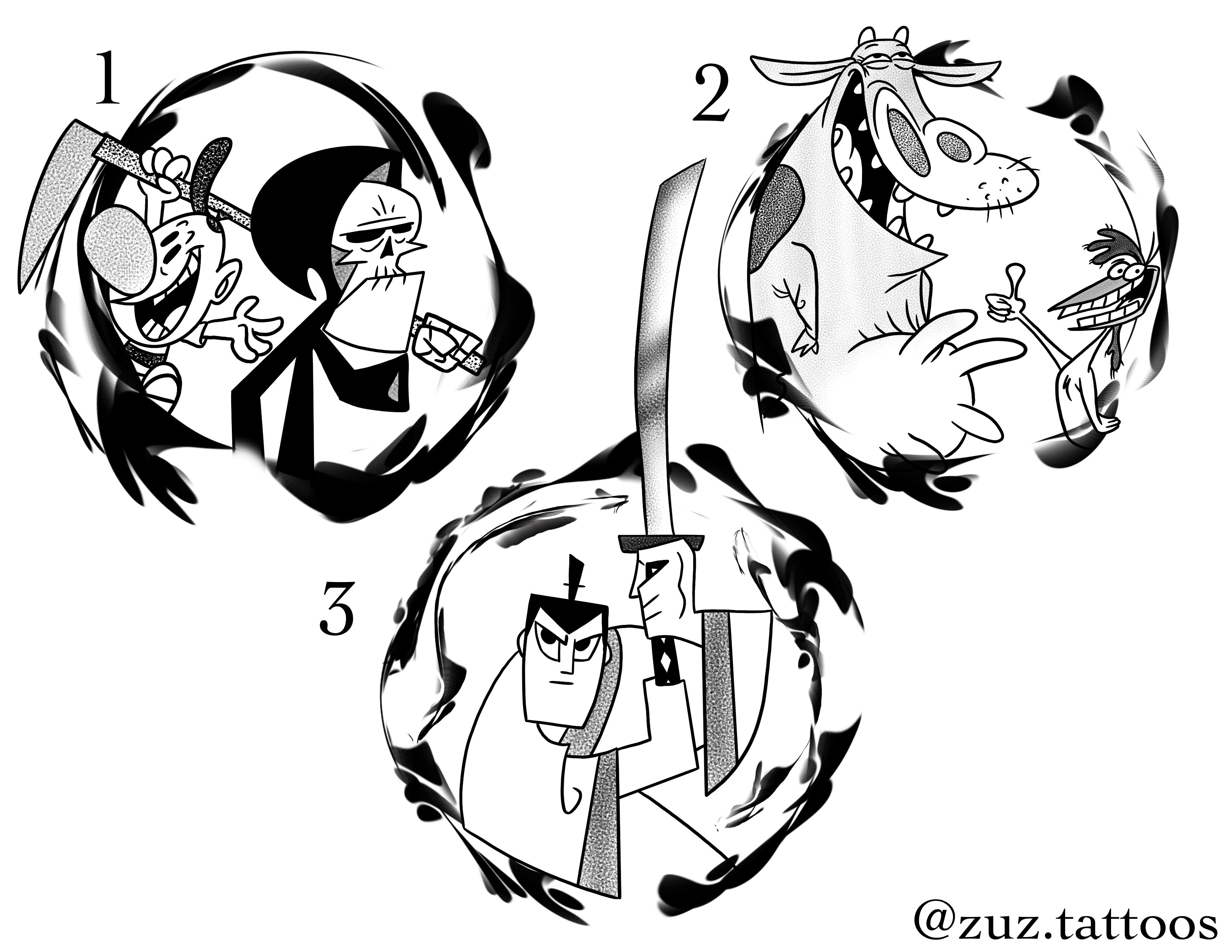 Cartoon Network inspired designs by Zuzanna