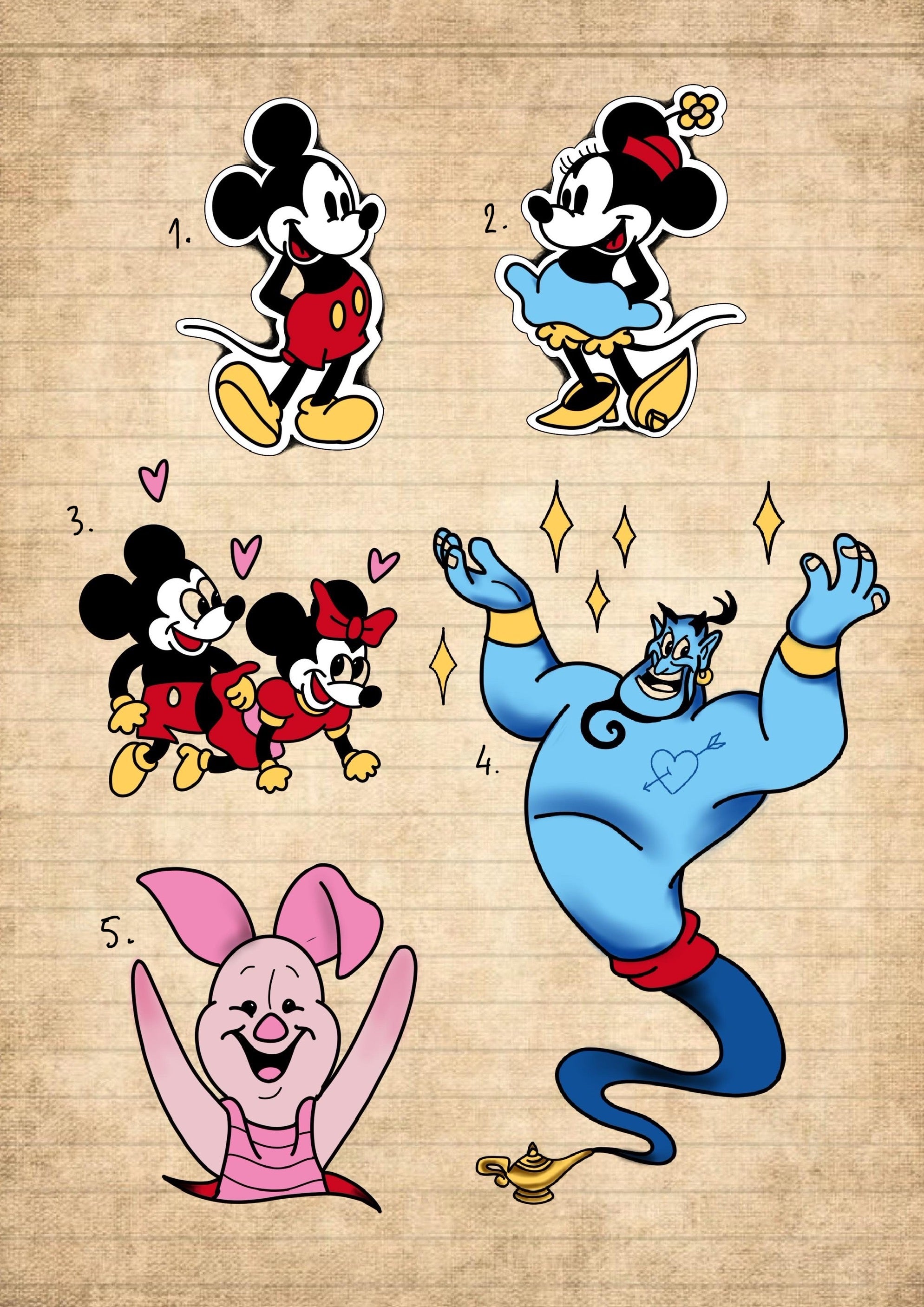 Disney inspired designs by Don (2025)