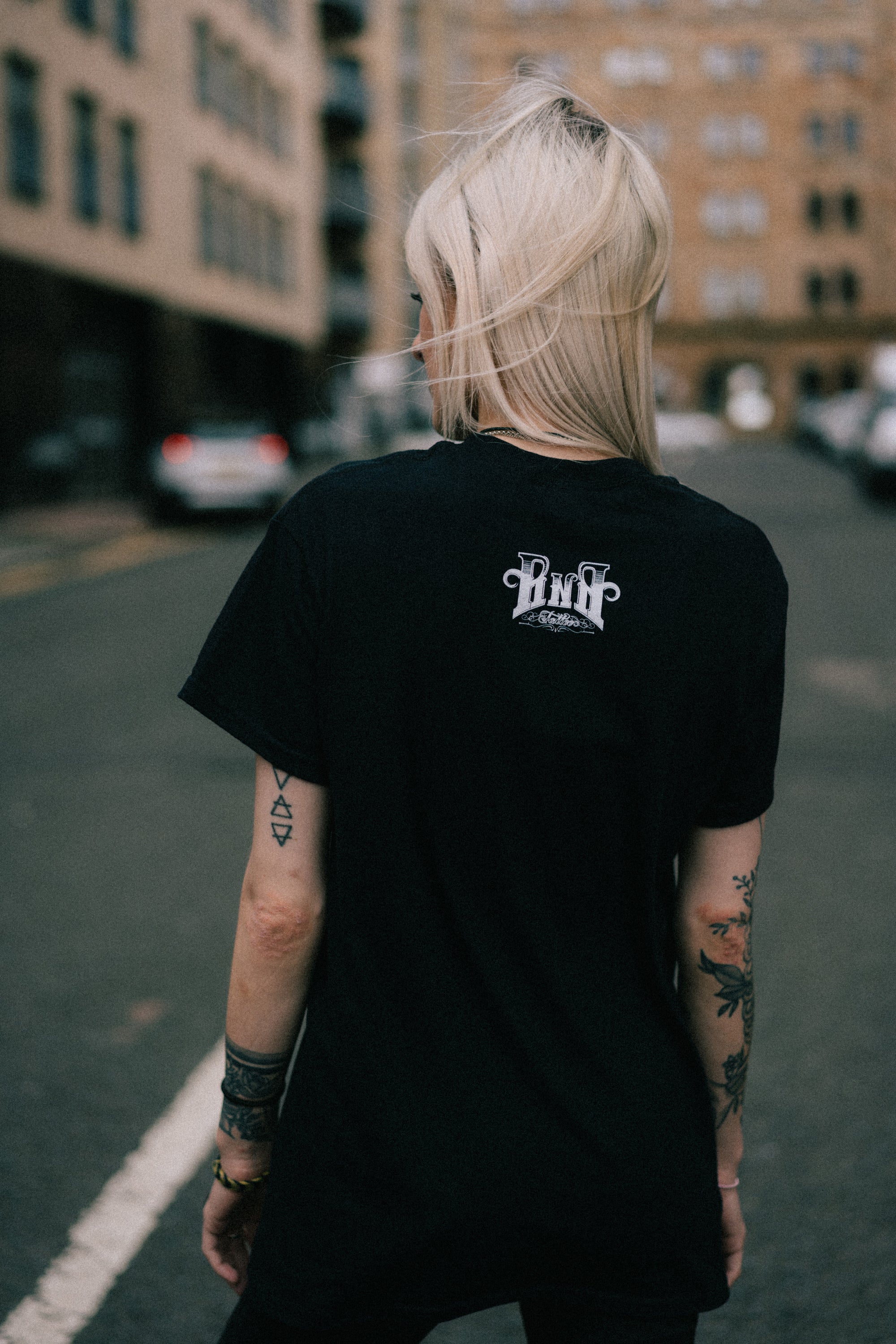 Rock'n'Roll Tattoo Black Metal Unisex T-Shirt