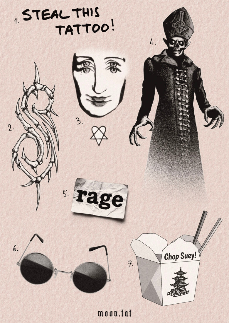 Heavy Music inspired designs by Alicja (2025)