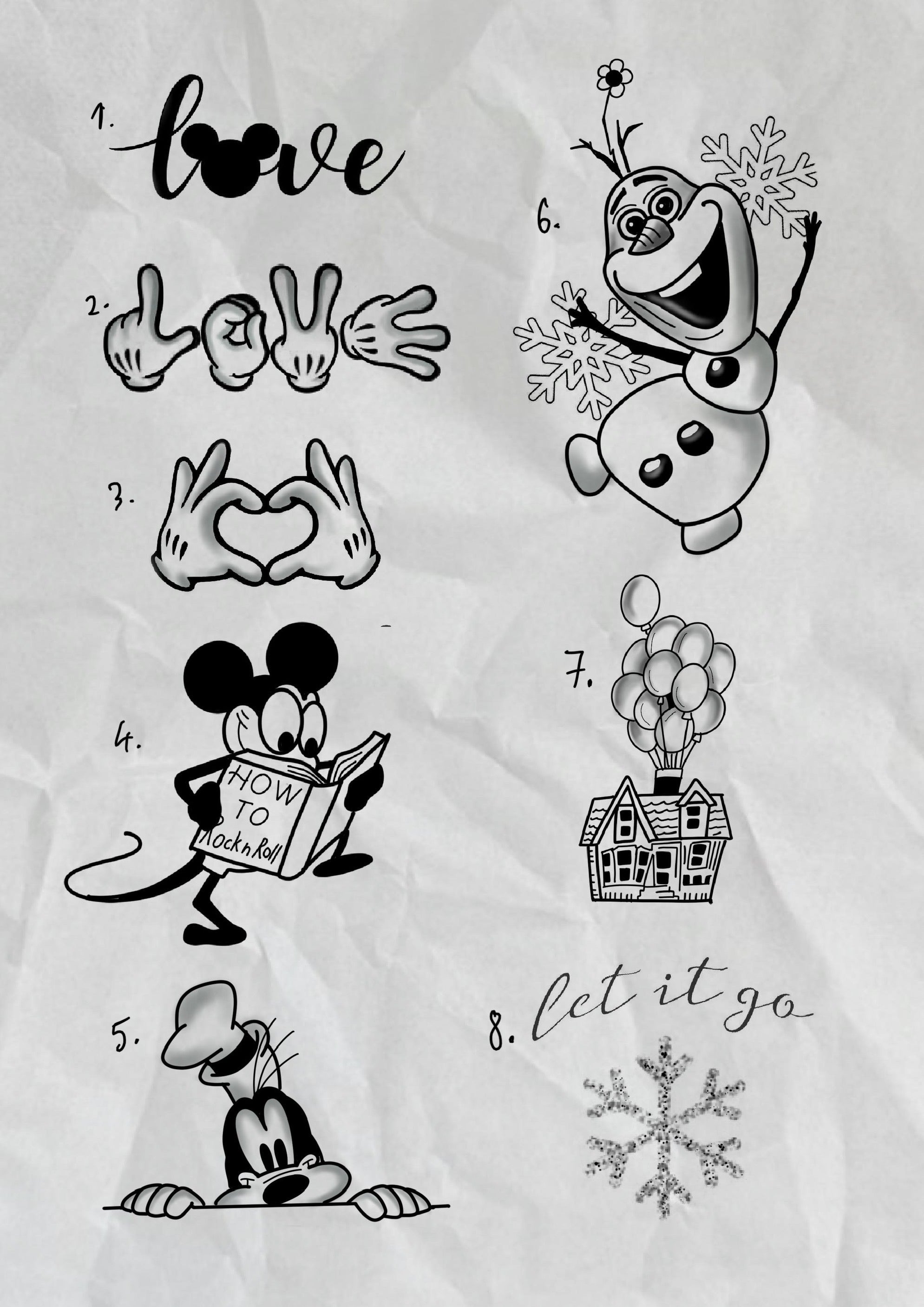 Disney inspired designs by Don (2025)