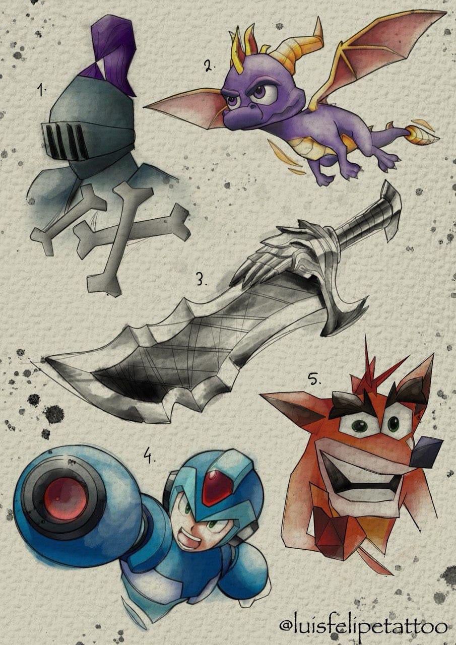 Gaming inspired designs by Felipe (2025)