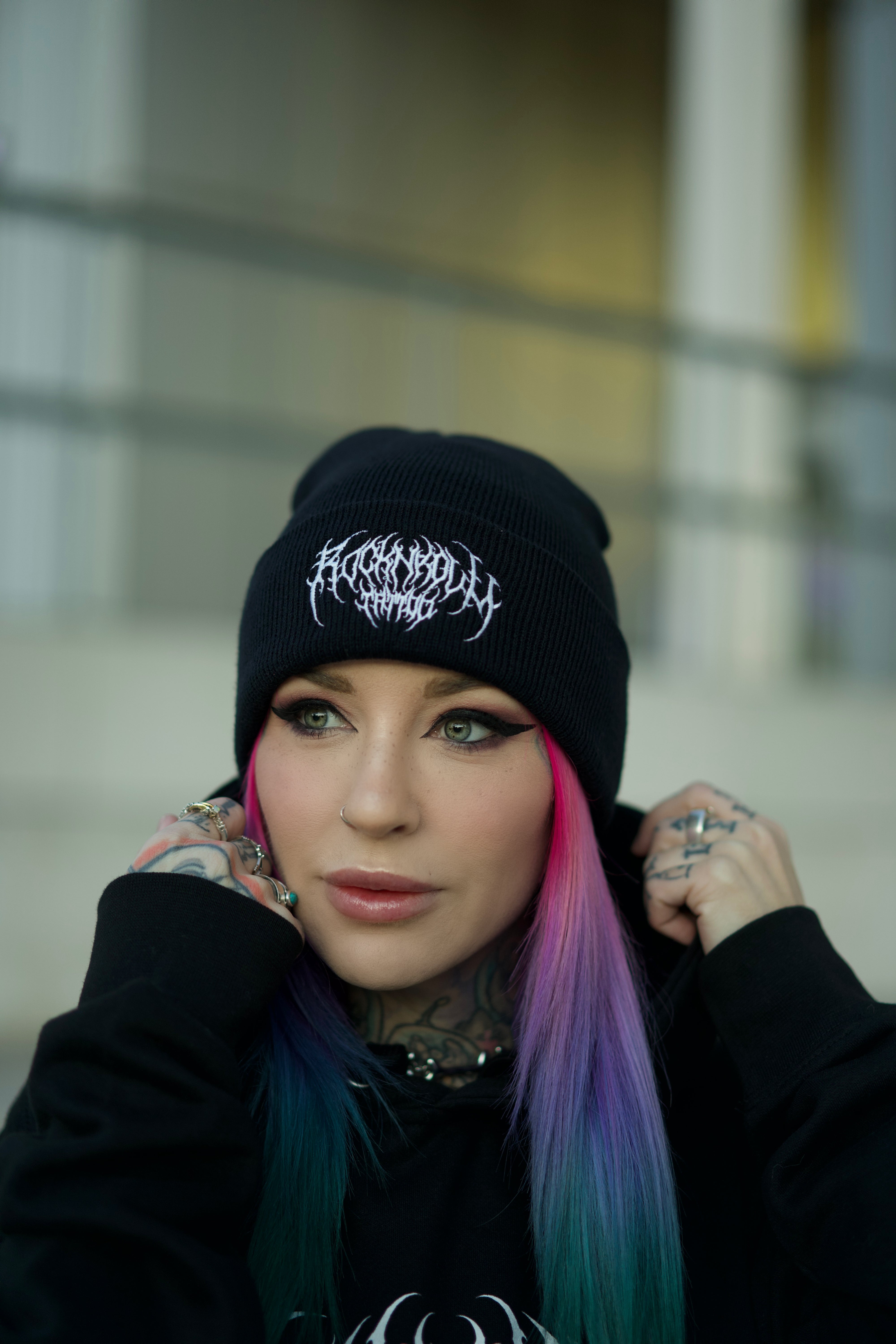 Death Metal Logo Beanie