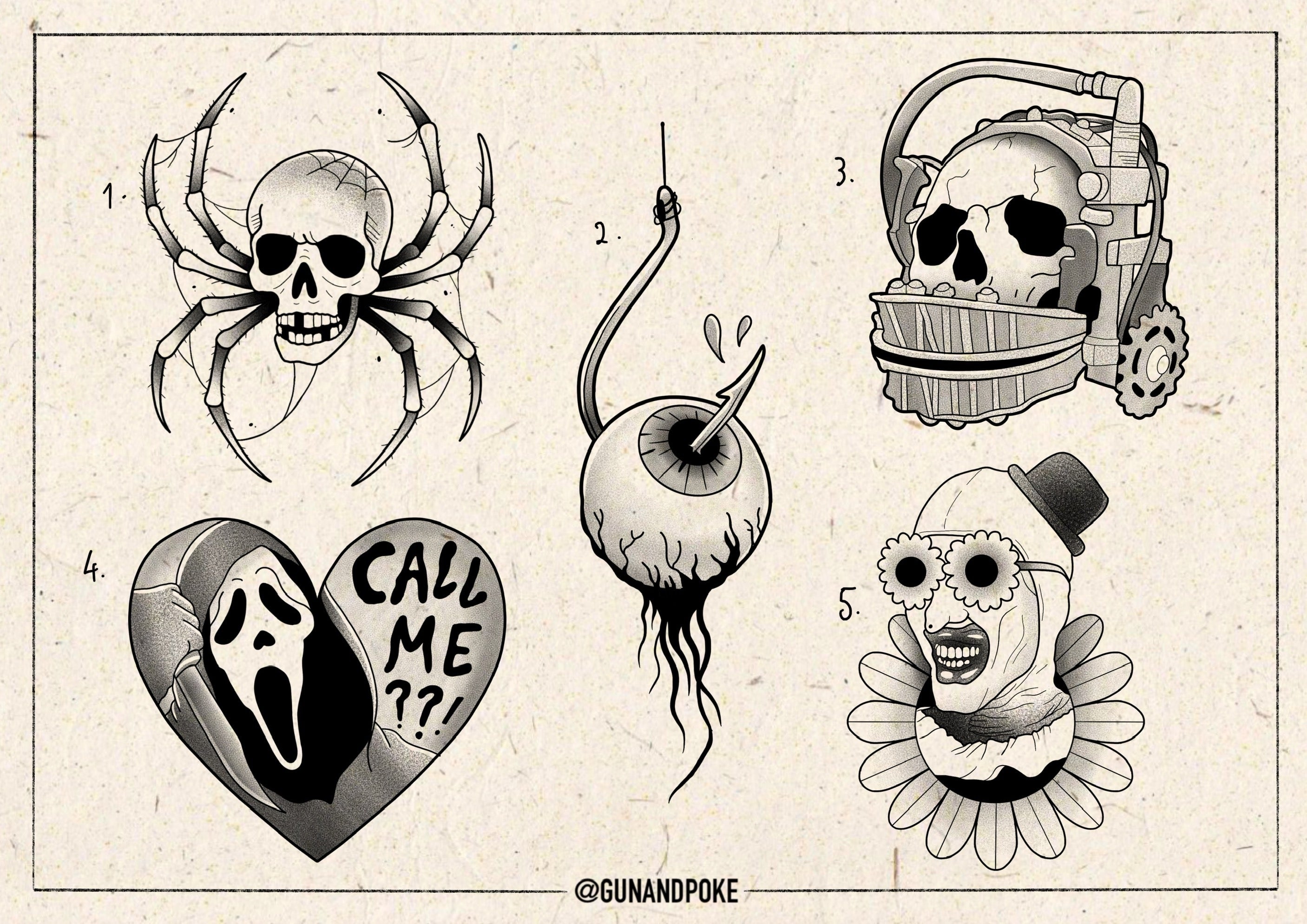 Horror inspired designs by Amy (2025)