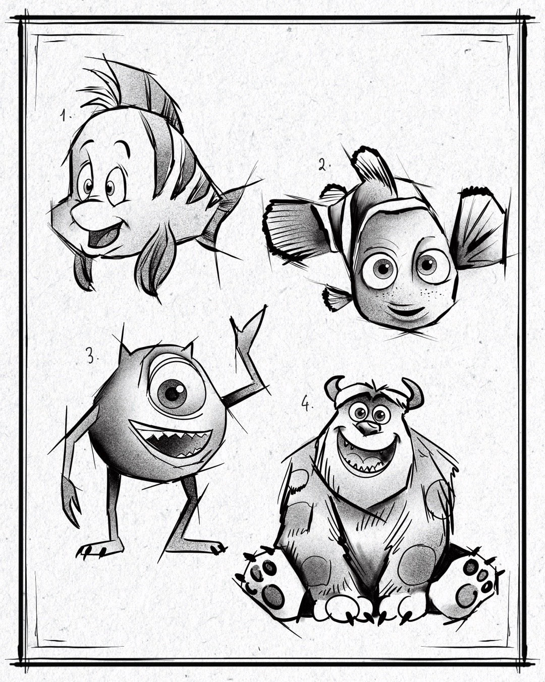 Disney/Pixar inspired designs by Ada (2025)