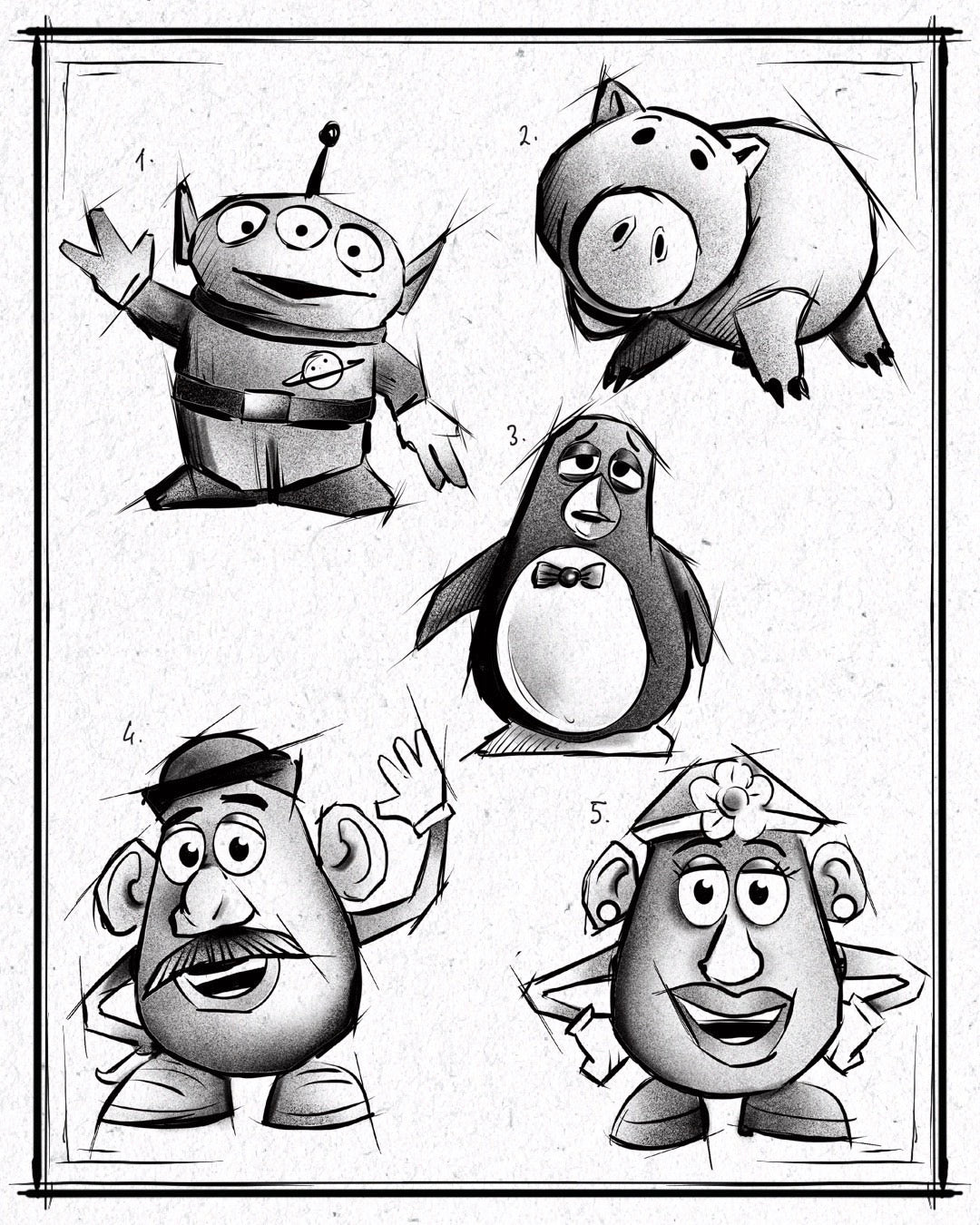 Disney/Pixar inspired designs by Ada (2025)