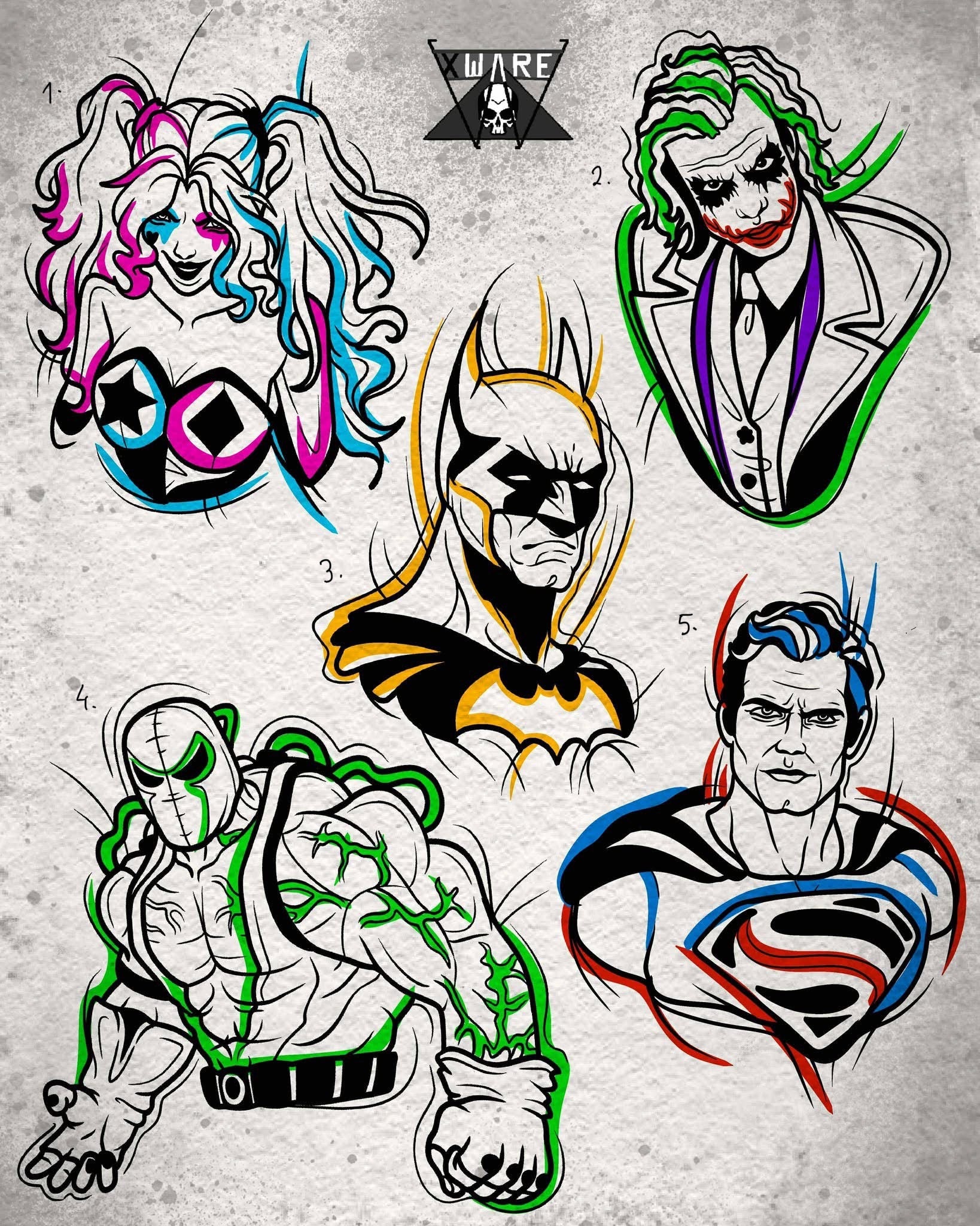 DC inspired designs by Emily (2025 - ROUND 2)