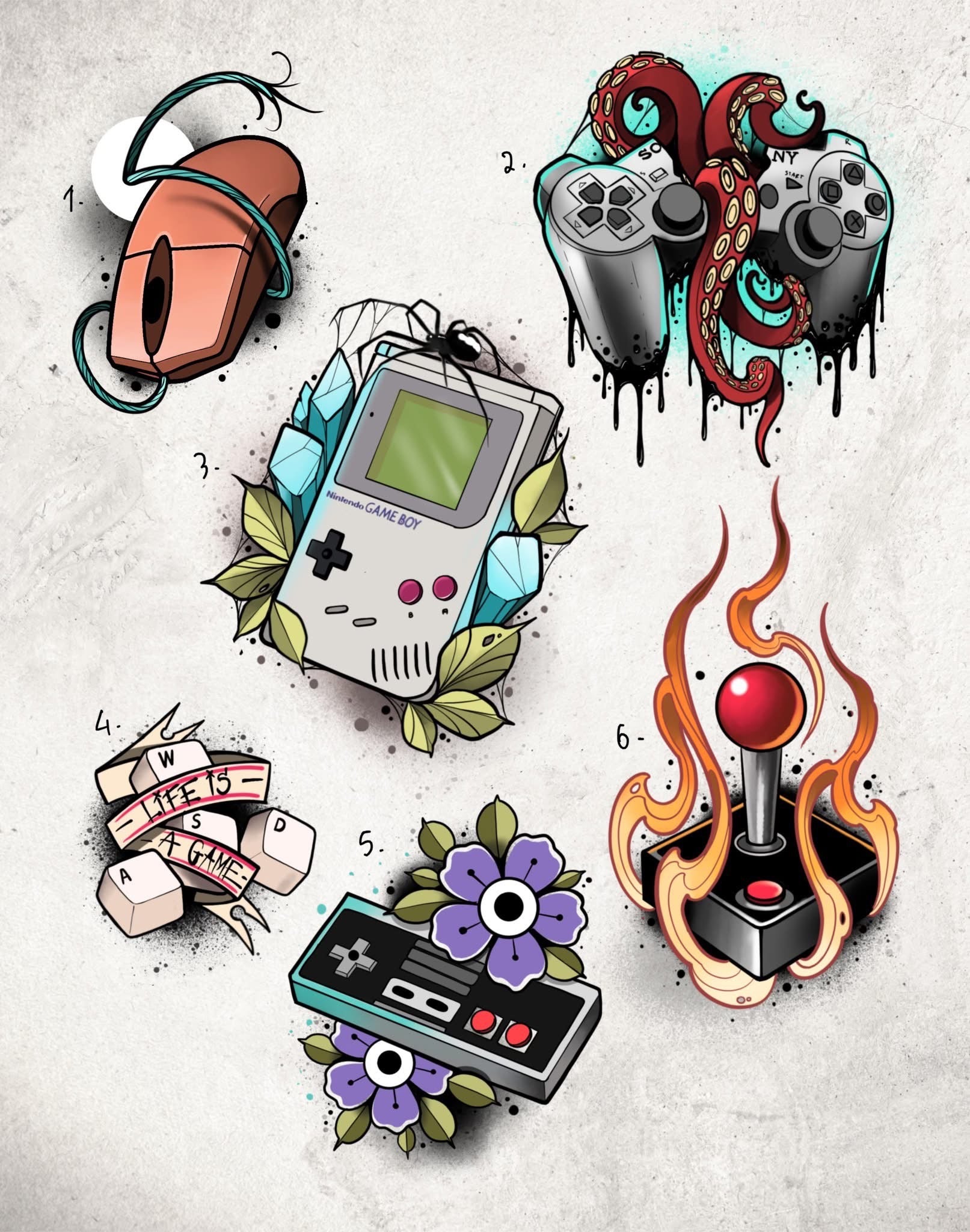 Gaming inspired designs by Tomas (2025)