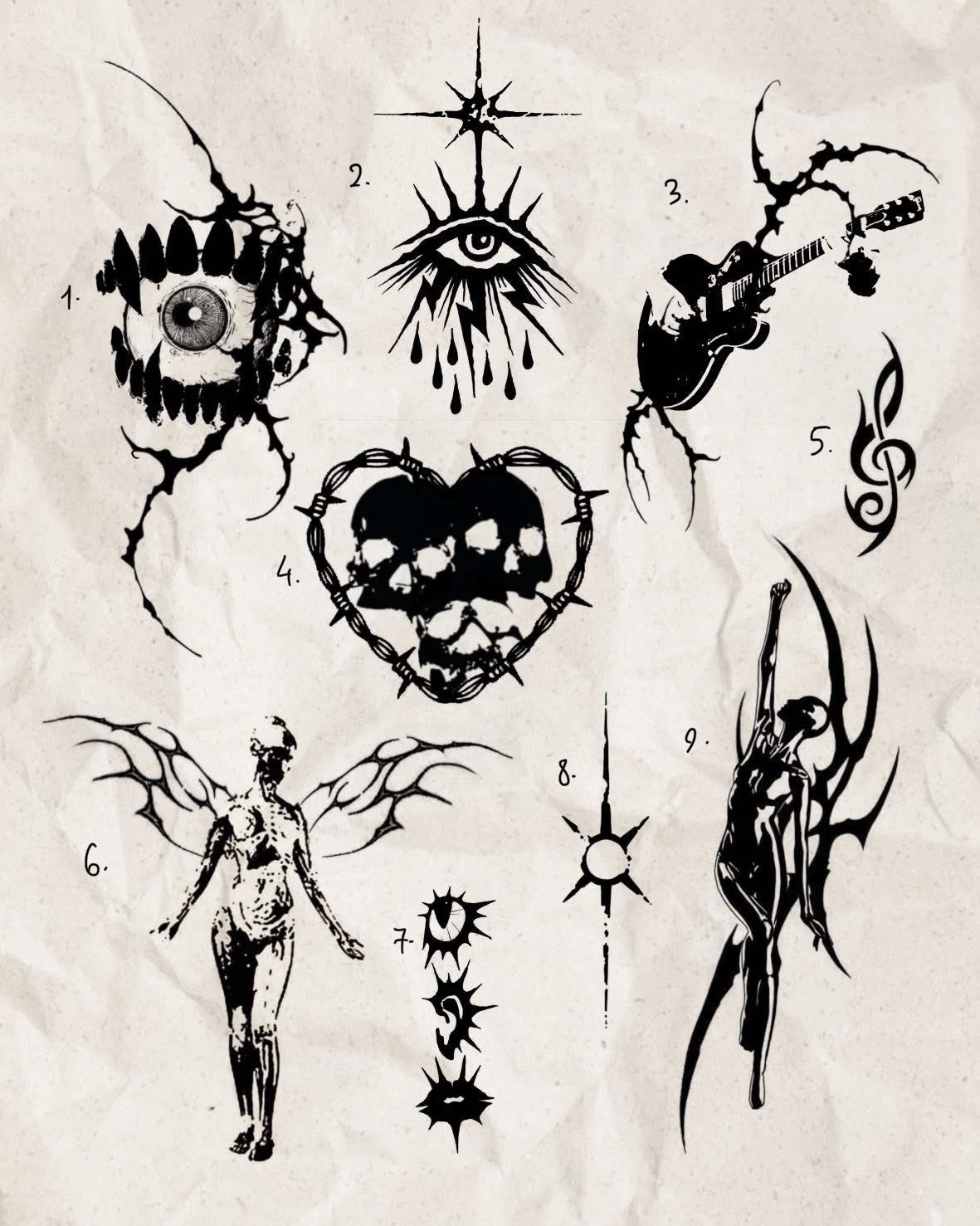 Heavy Music inspired designs by Song (2025)