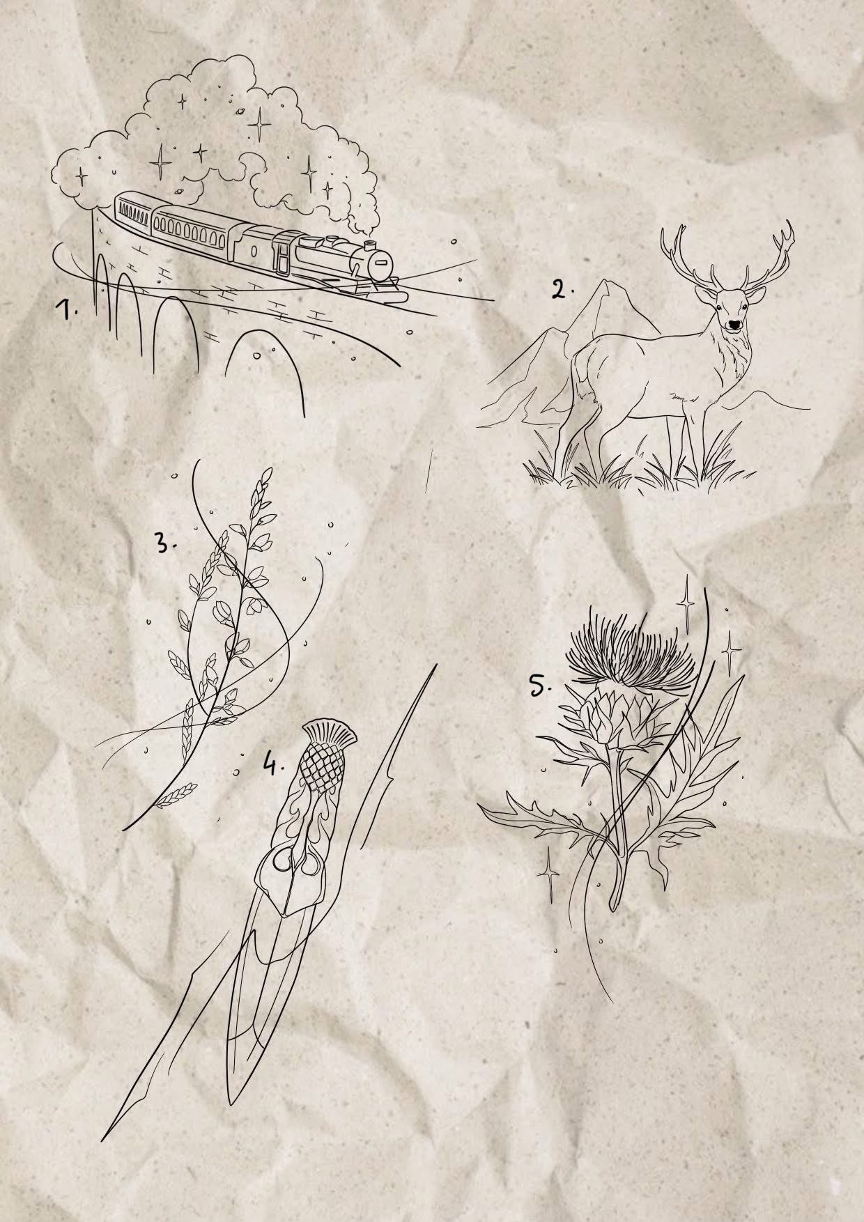 Scotland inspired designs by Song (2025)