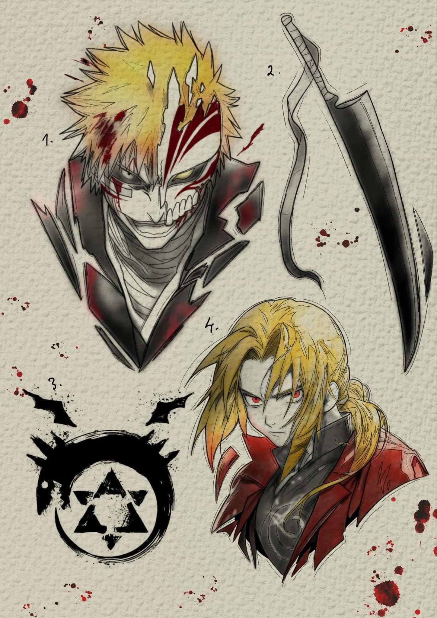 Anime inspired designs by Felipe (2025)