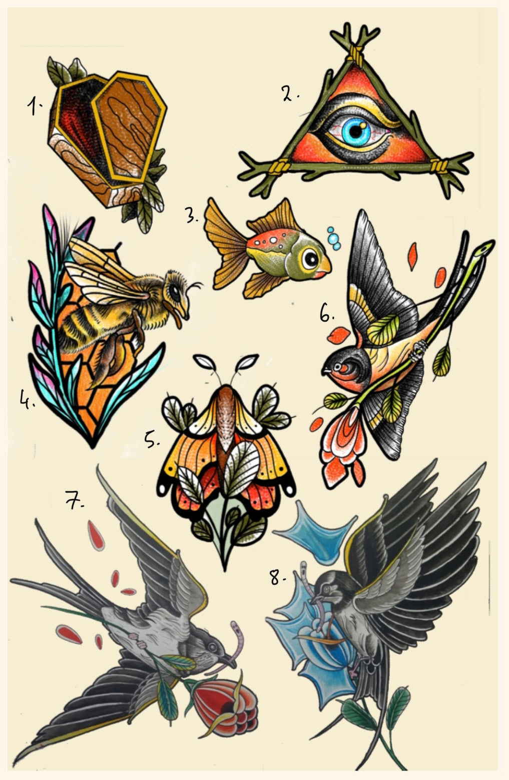 Traditional inspired designs by Maciej (2025)