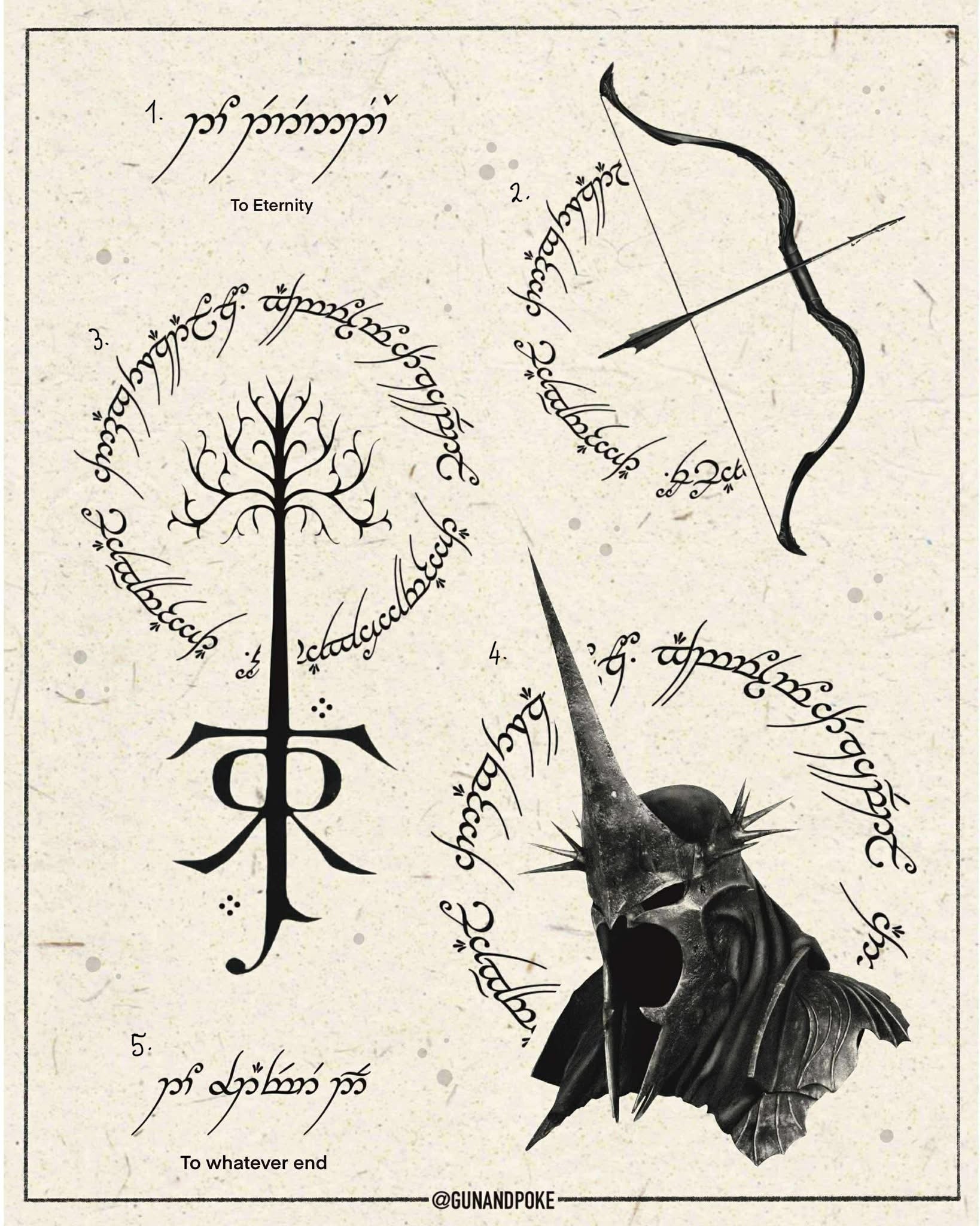 Lord of the Rings inspired designs by Amy (2025 Round 2)