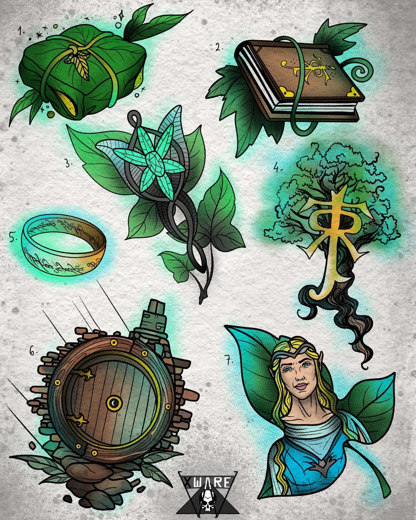 Lord of the Rings inspired designs by Emily (2025 Round 2)