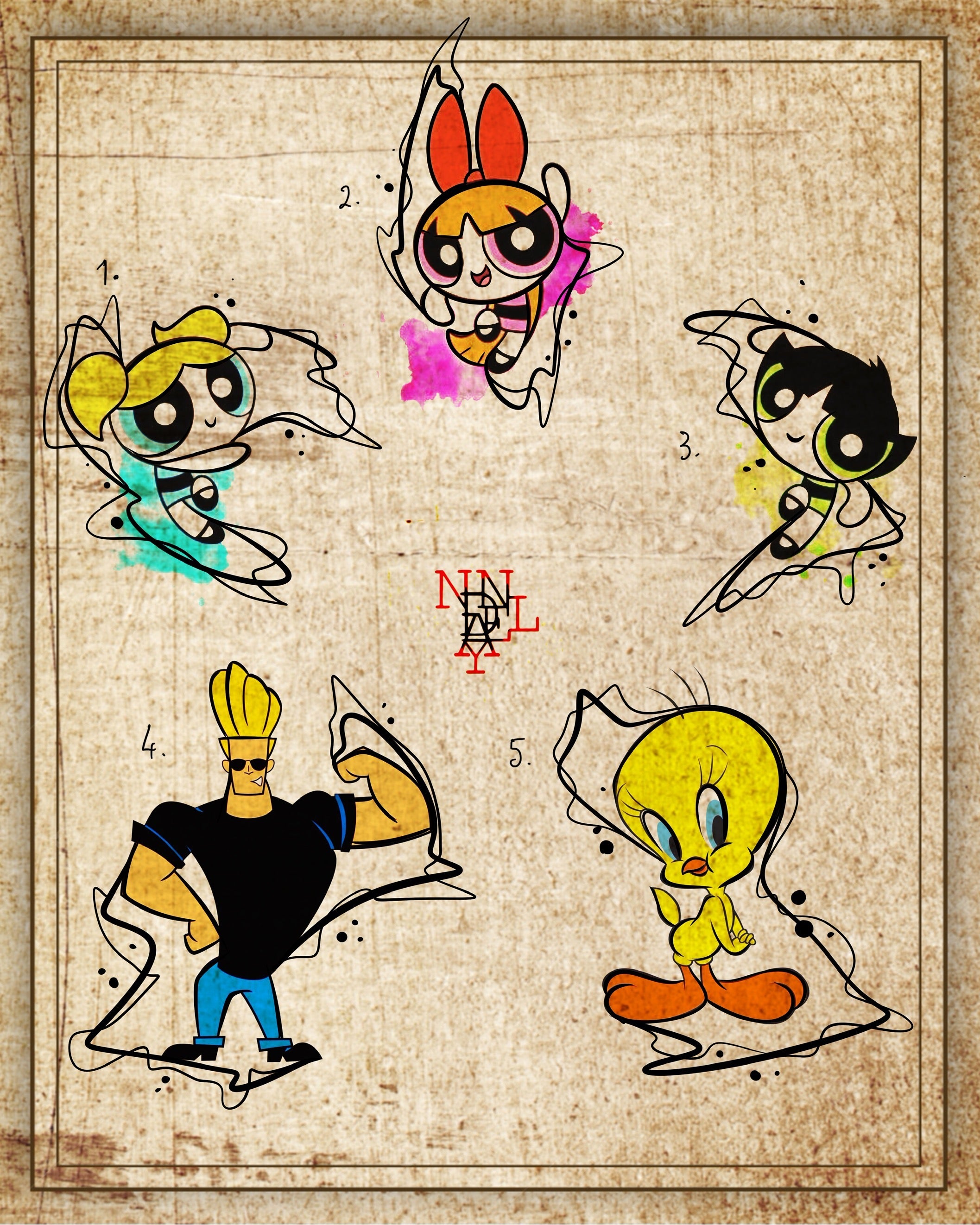 Cartoon Network inspired designs by Danyel (2025)