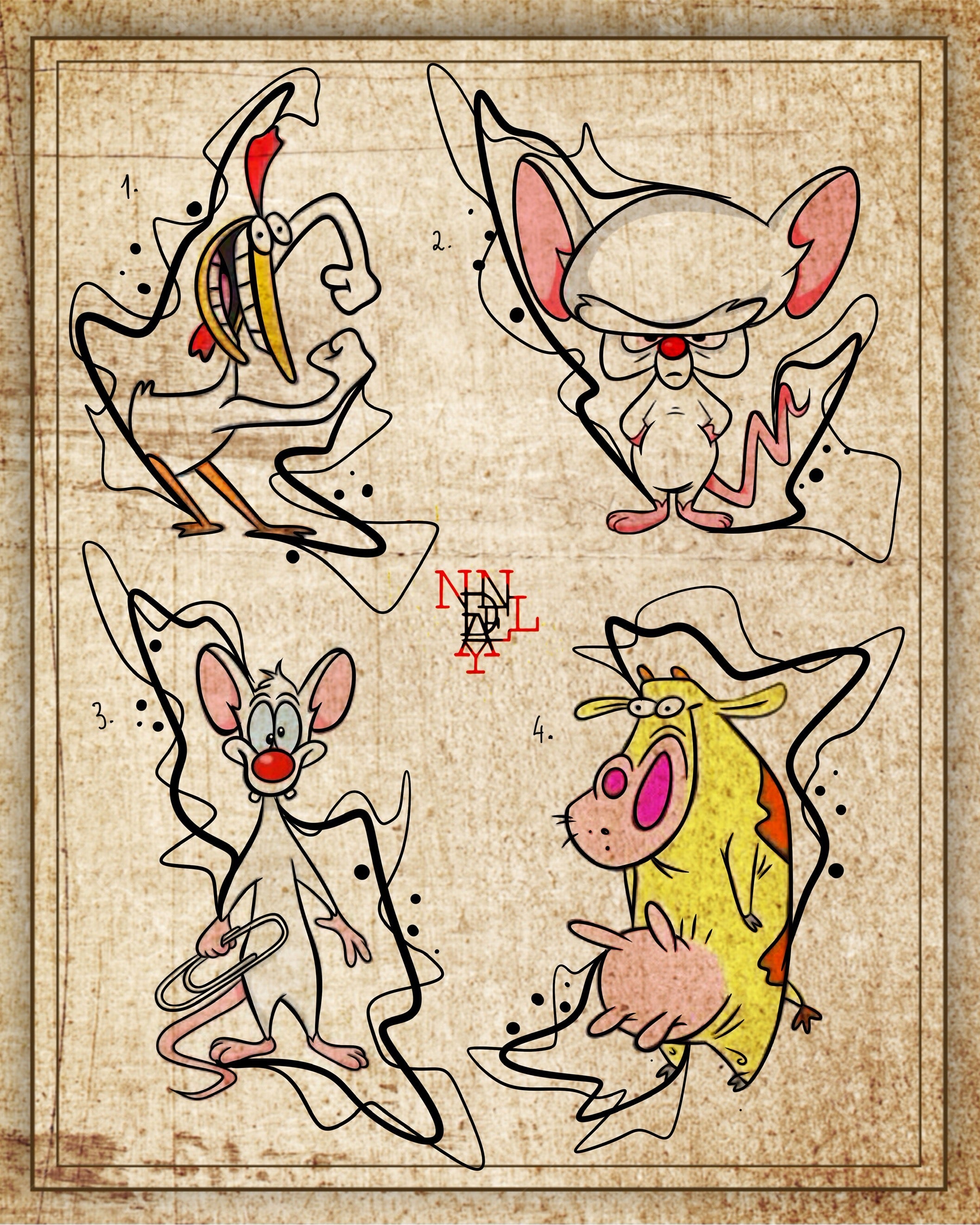 Cartoon Network inspired designs by Danyel (2025)