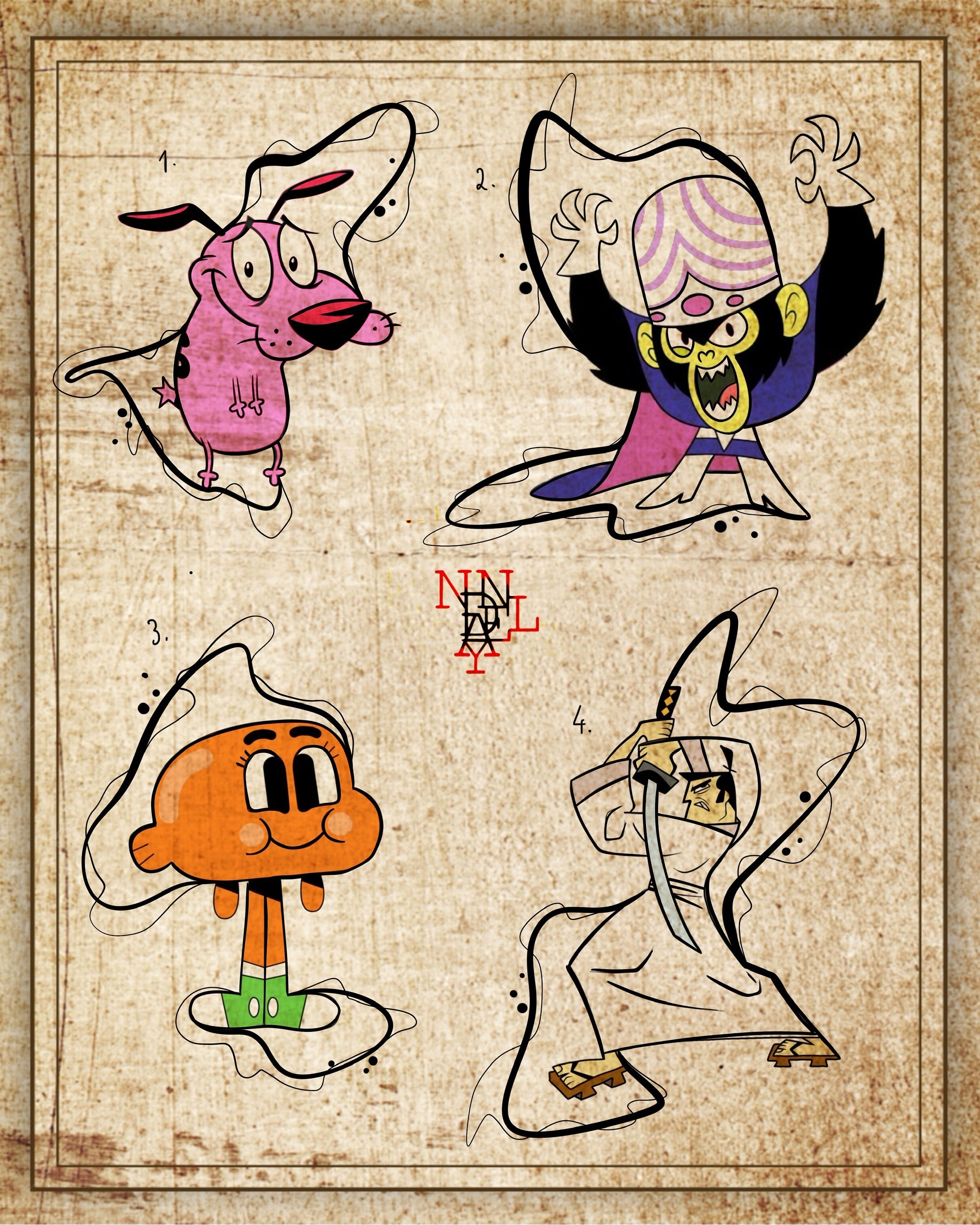 Cartoon Network inspired designs by Danyel (2025)